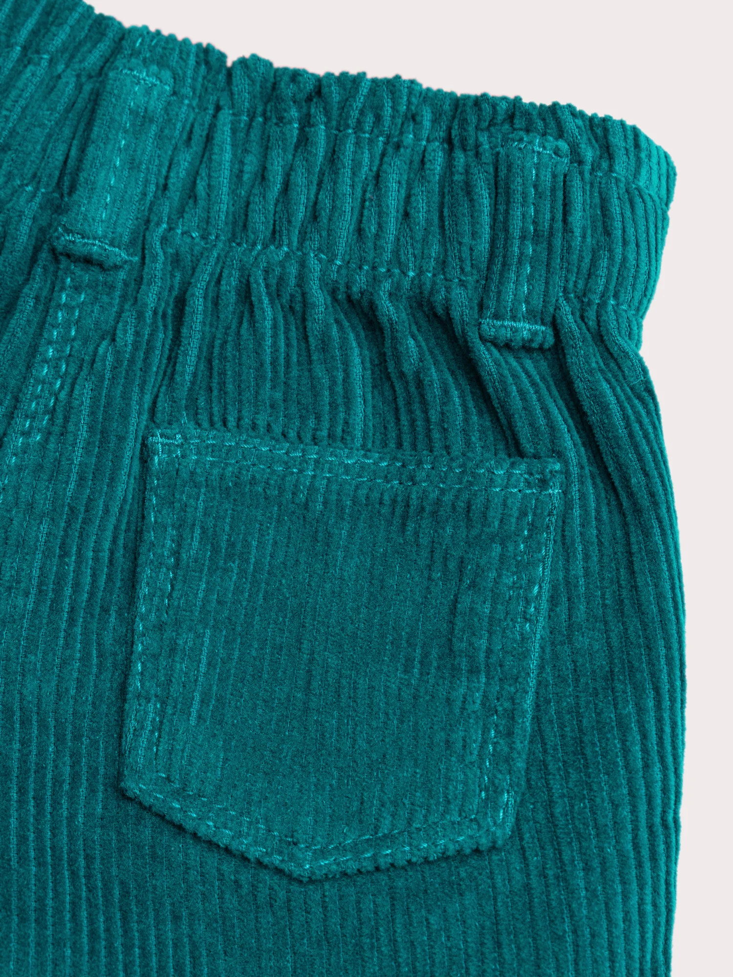 Short bleu paon pour bébé fille - Image 5