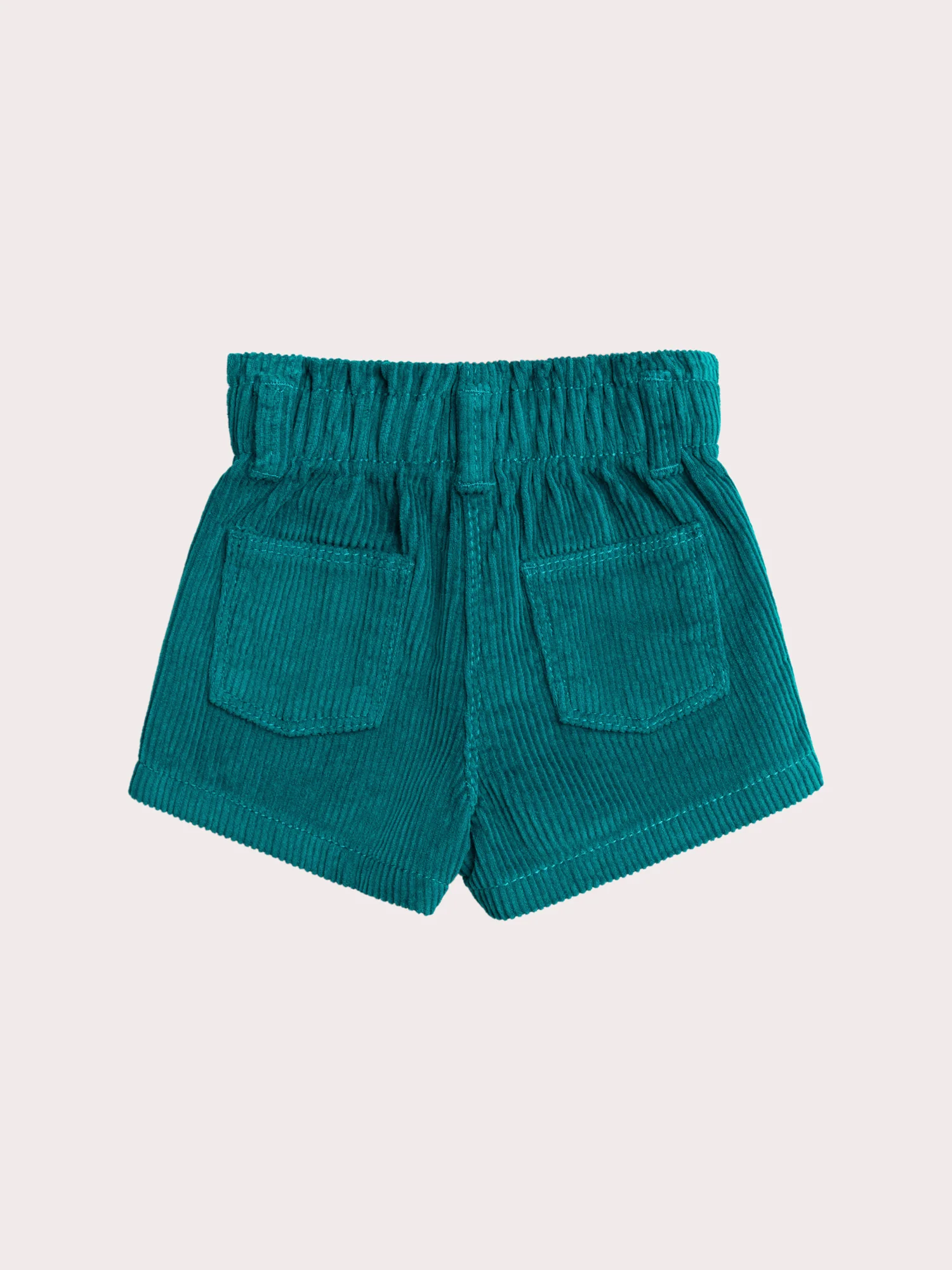Short bleu paon pour bébé fille - Image 6