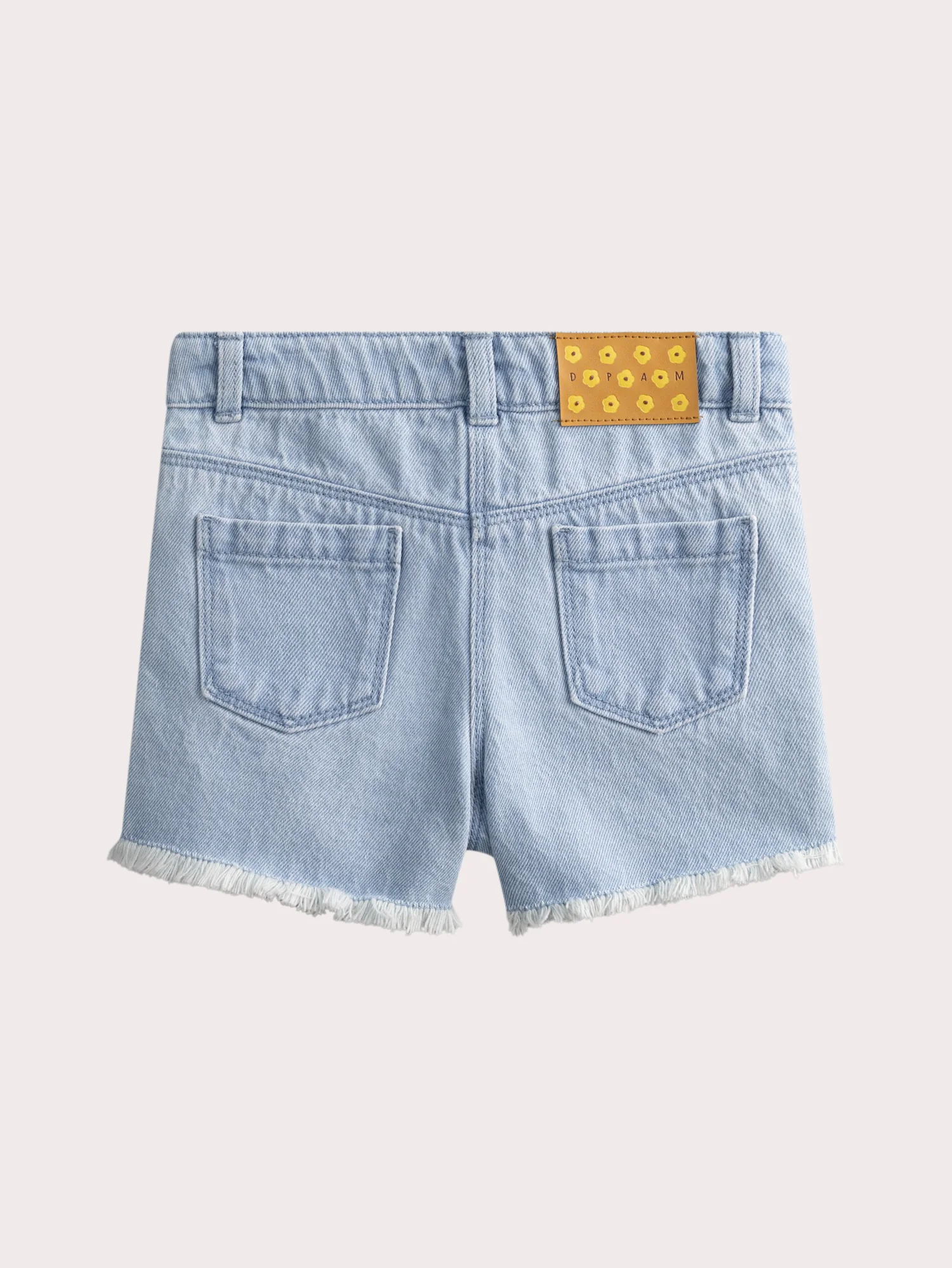 Short brodé en denim bleu clair - Image 5