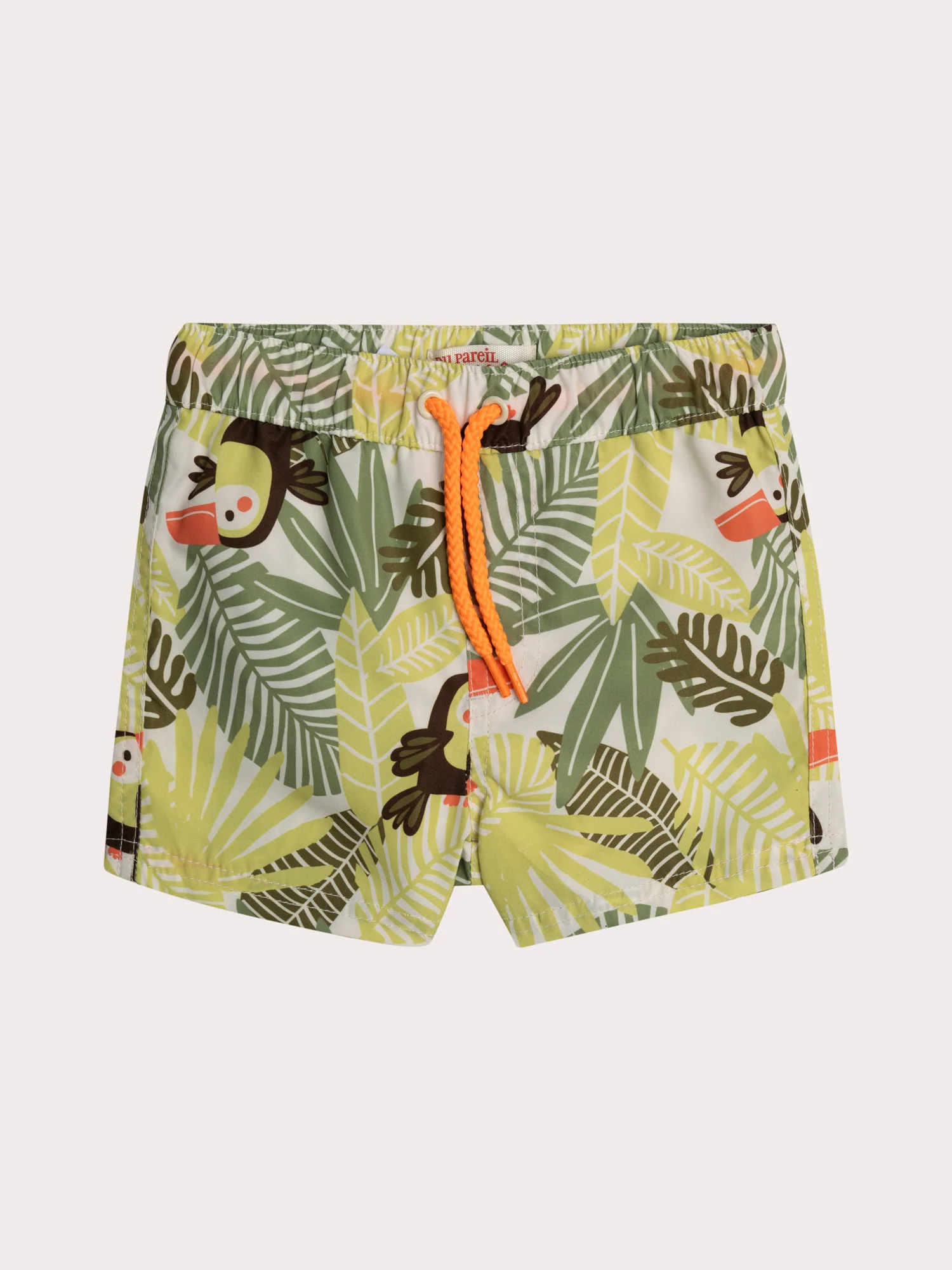 Short de bain imprimé tropical pour bébé garçon