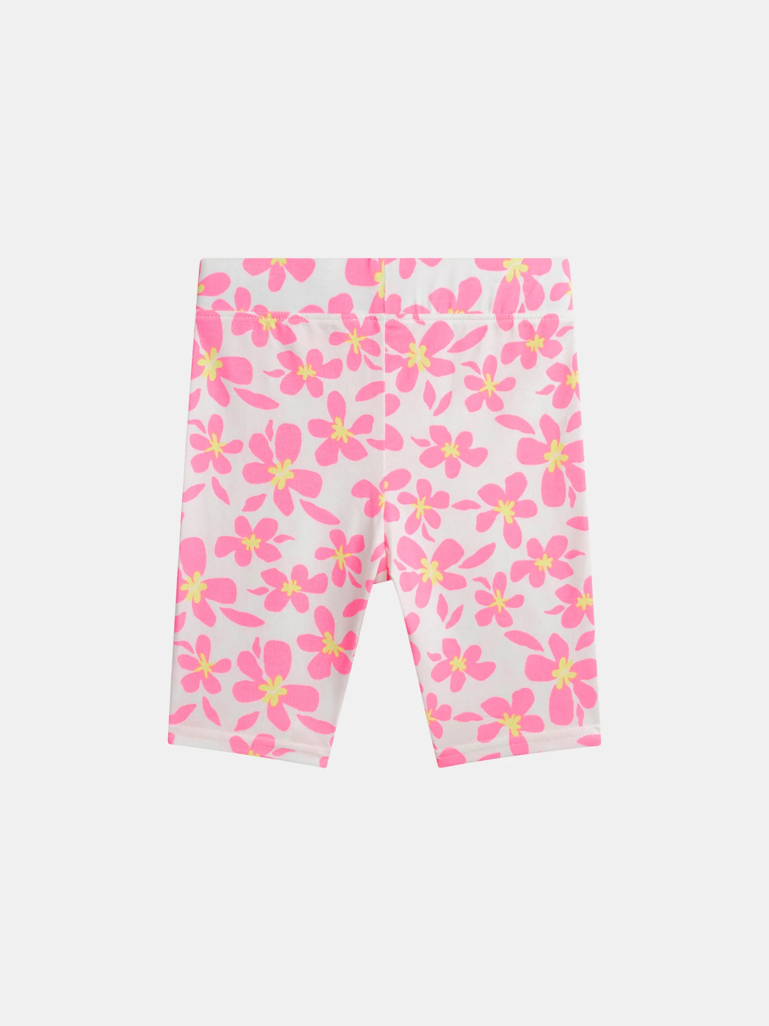 Short cycliste imprimé fleurs roses pour fille - Image 3