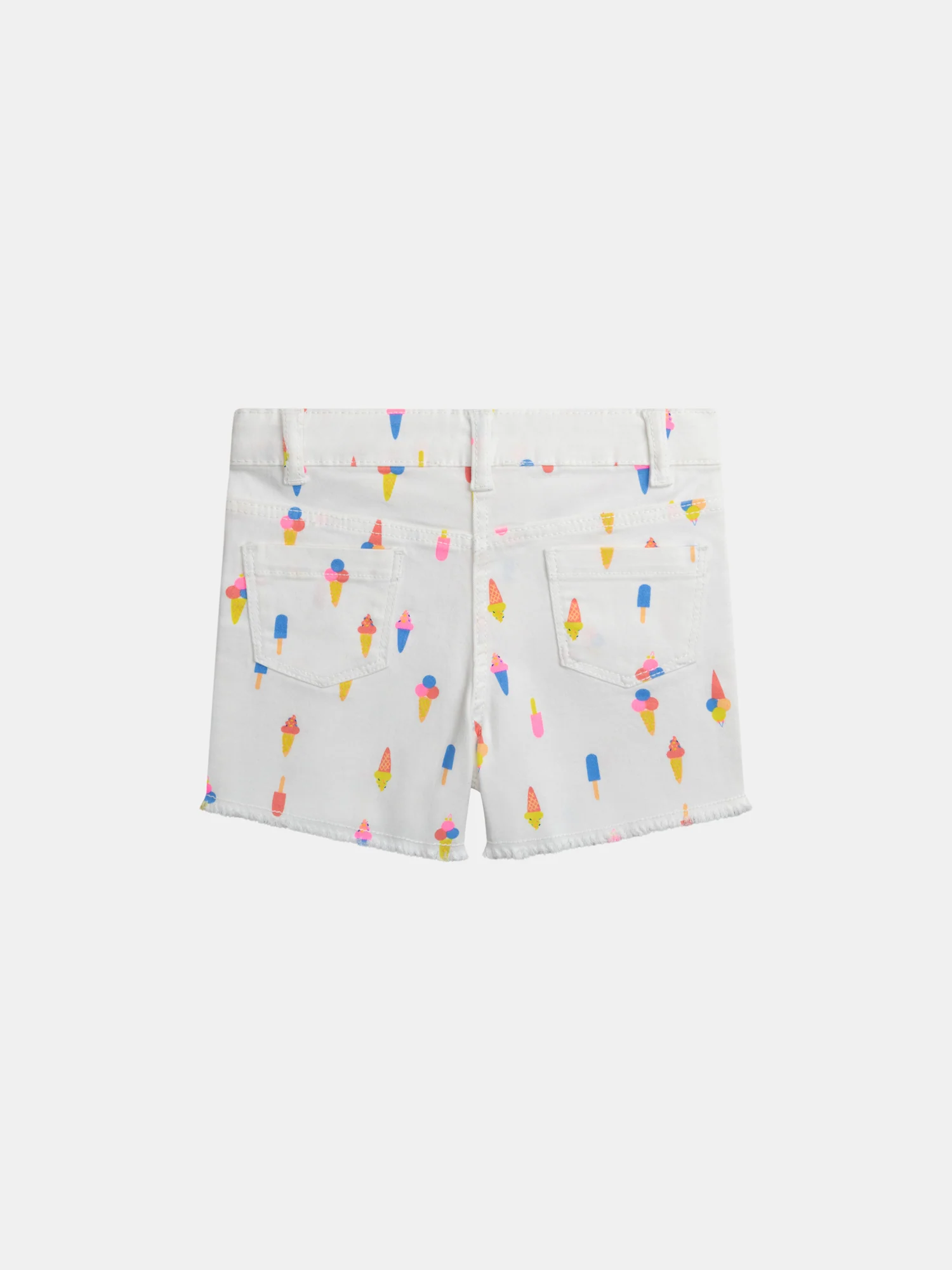 Short écru imprimé glaces pour fille - Image 6