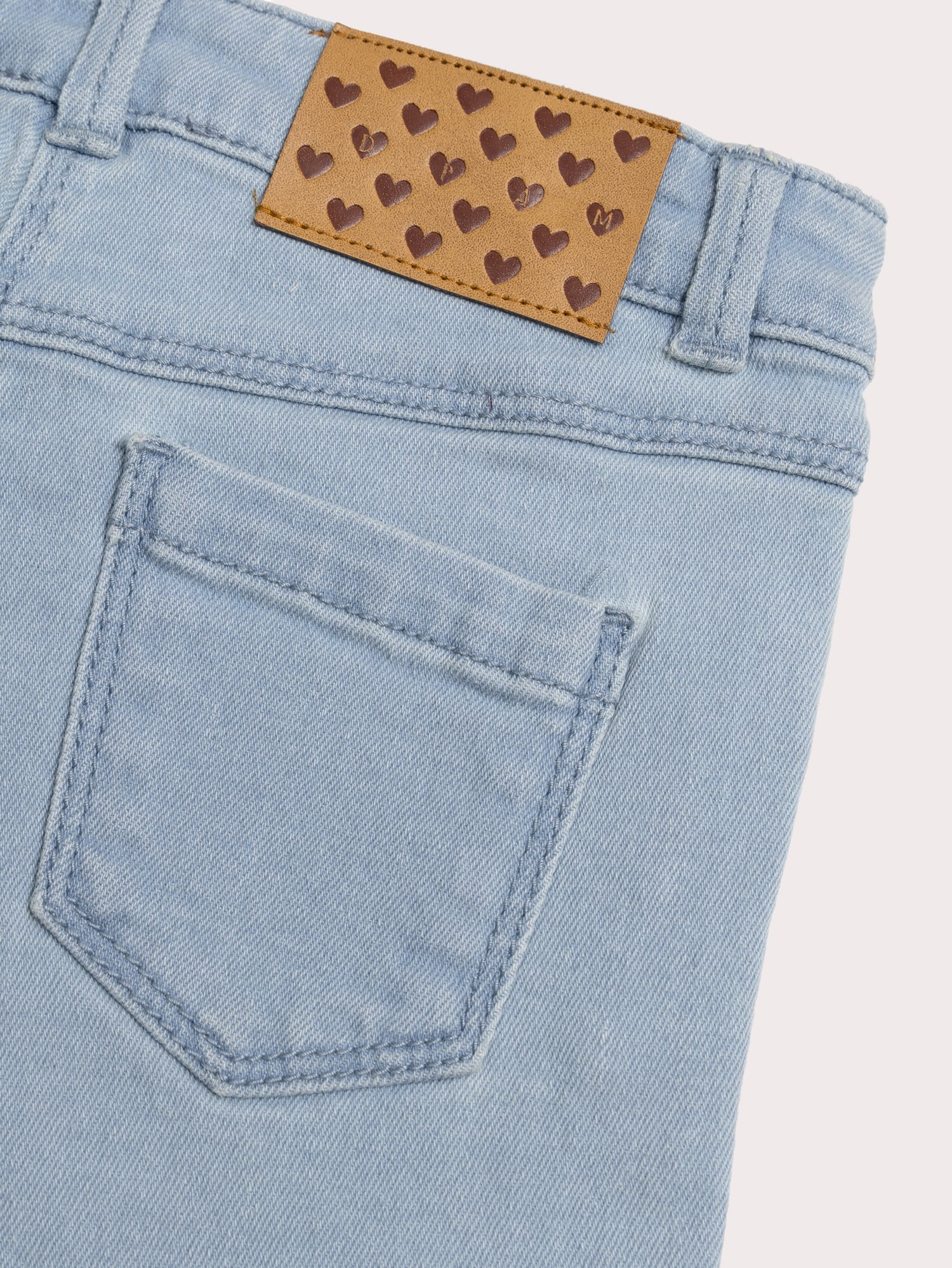 Short en denim délavé - Image 3