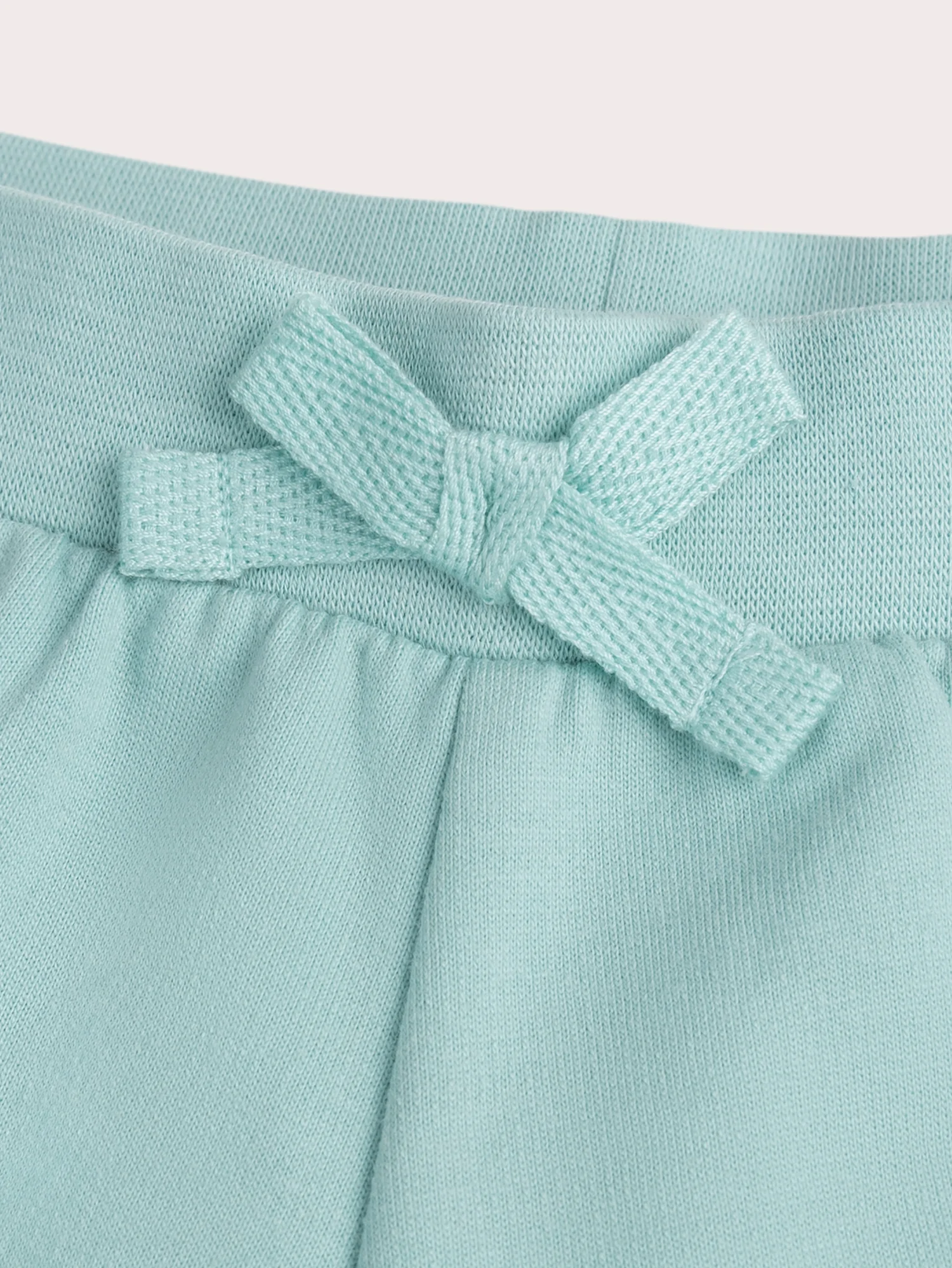 Short en french terry bleu turquoise - Image 2