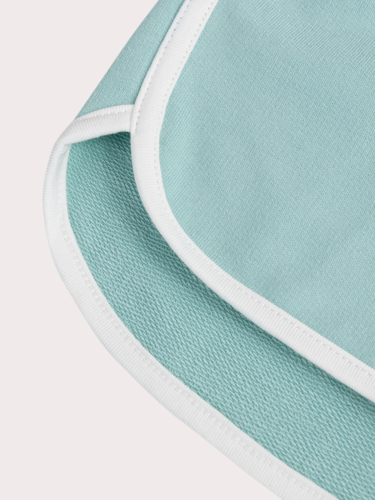 Short en french terry bleu turquoise - Image 3