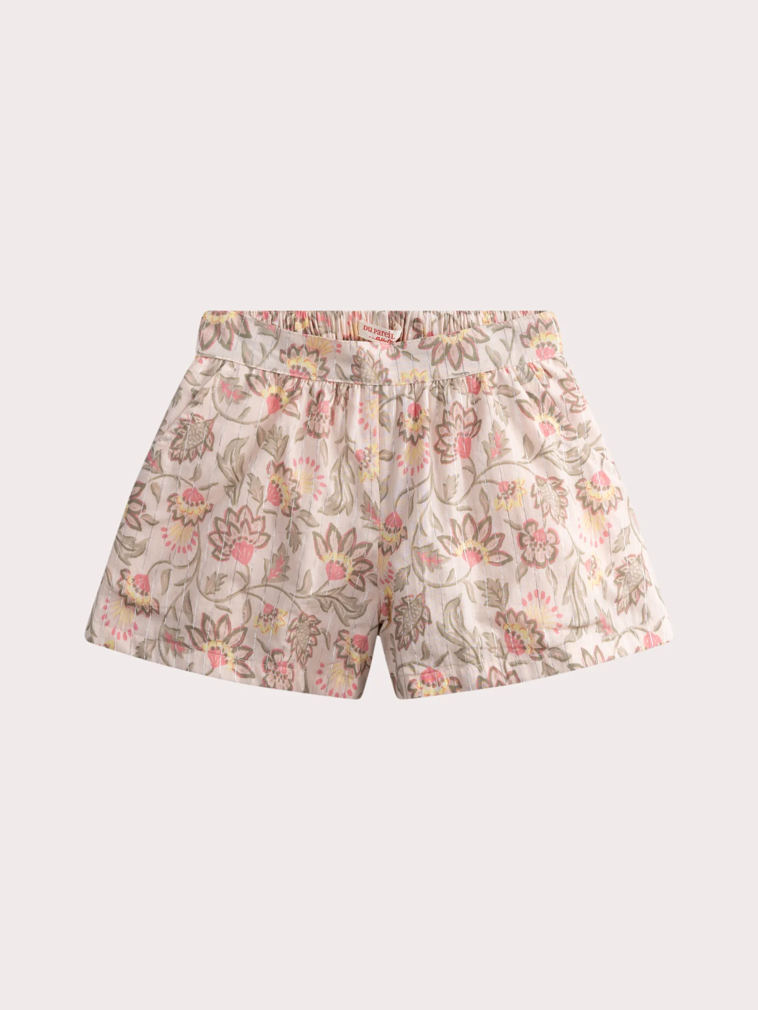 Short fluide imprimé fleuri