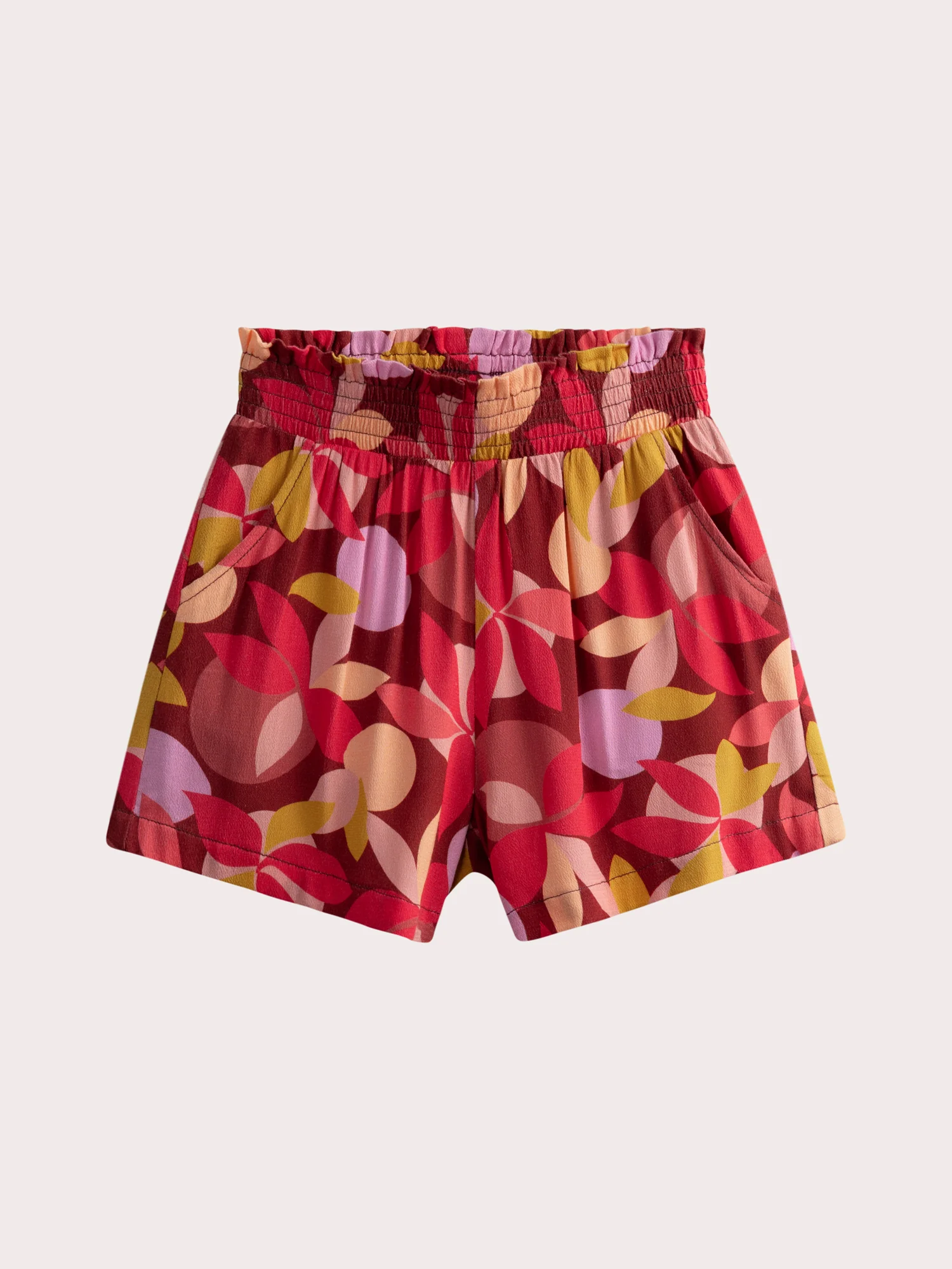 Short fluide imprimé floral