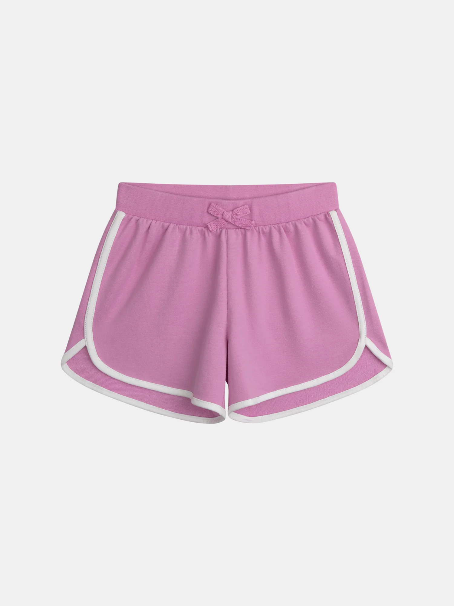 Short rose taille élastiquée pour fille