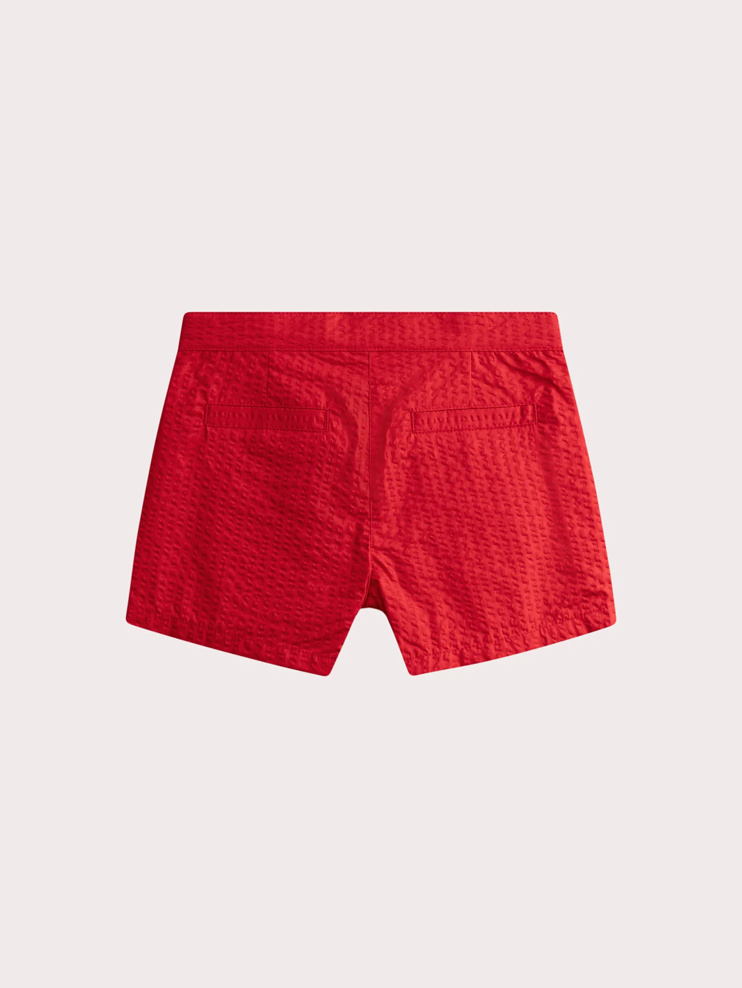 Short rouge gaufré - Image 4