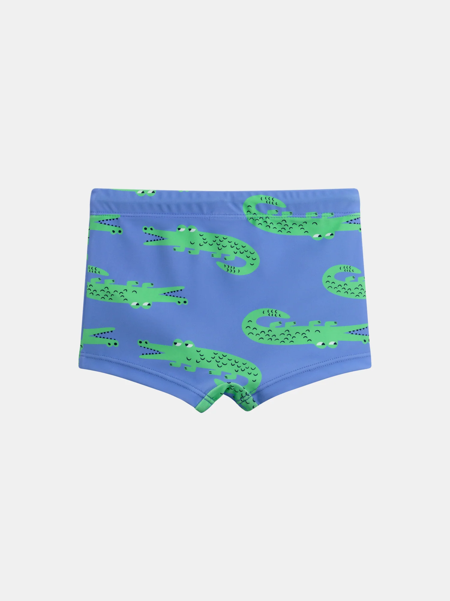 Slip de bain bleu à imprimé crocodiles pour garçon - Image 3