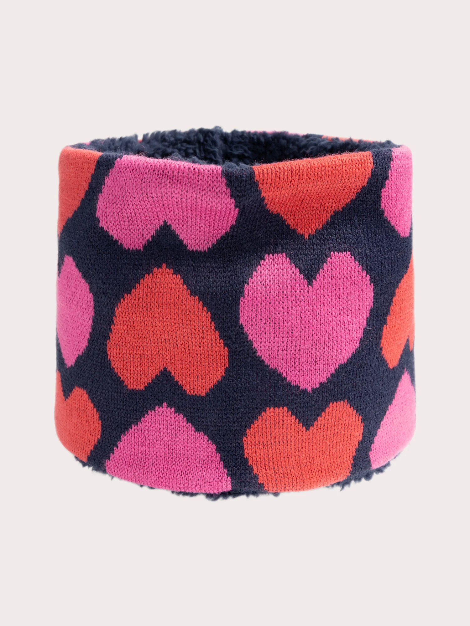 Snood à motif cœurs pour fille