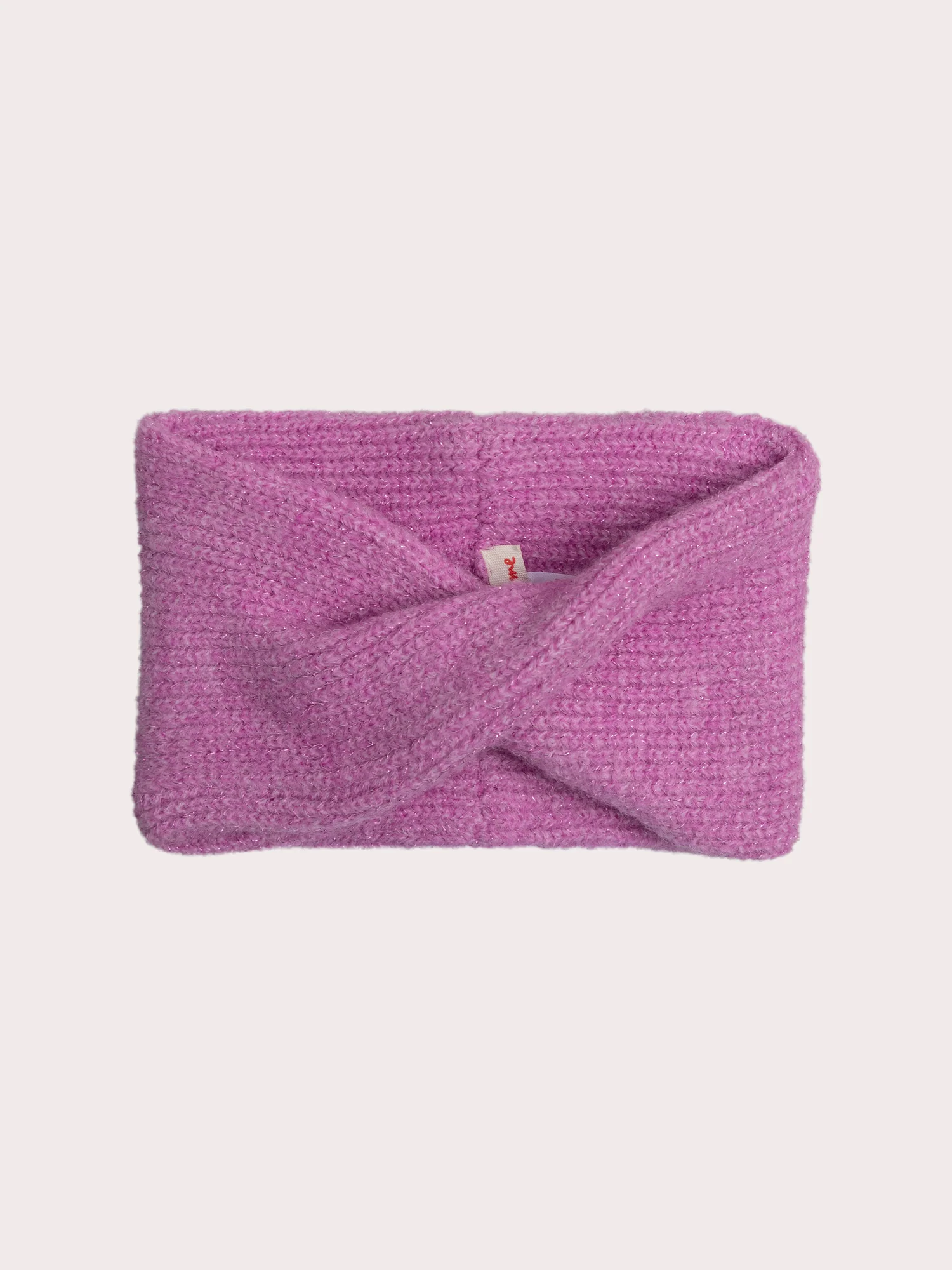 Snood violet pailleté pour bébé fille - Image 3