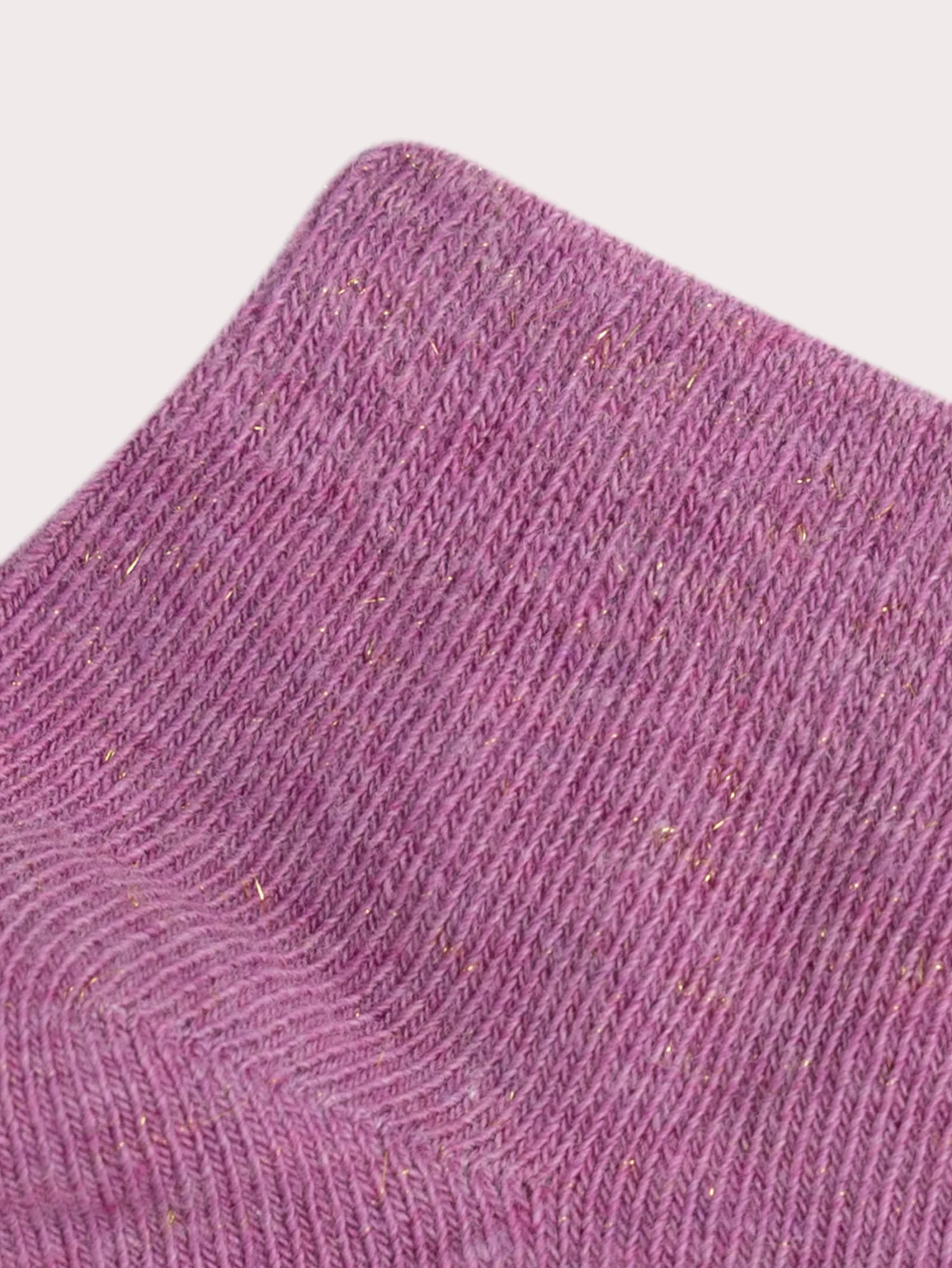 Socquettes brillantes violette pour fille - Image 2