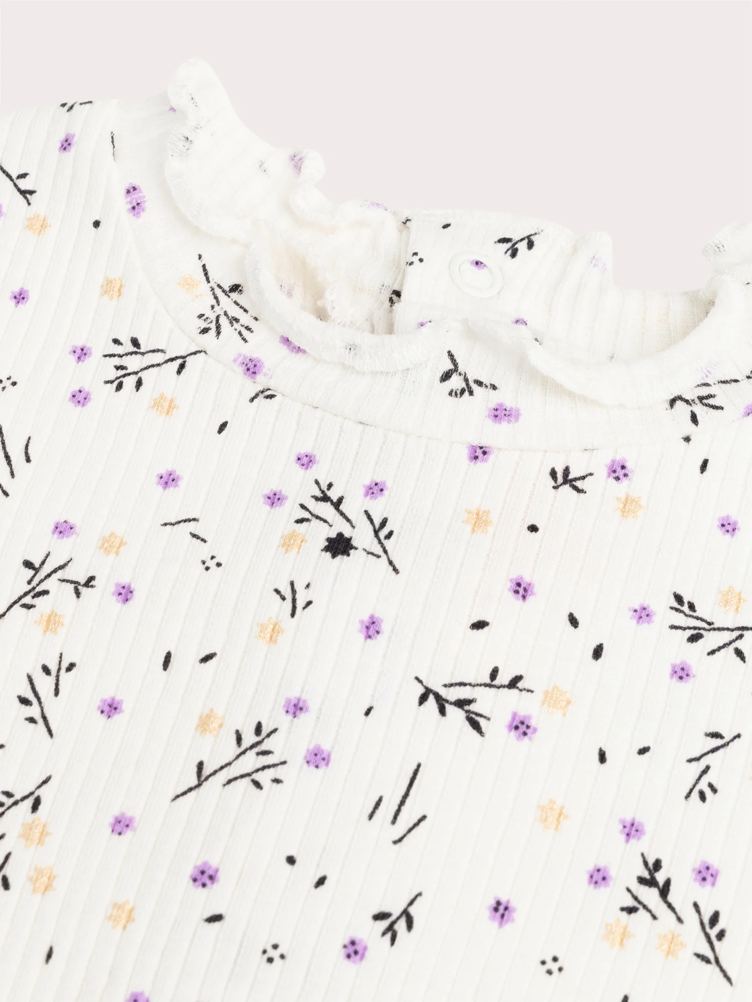 Sous pull à motif fleuri pour bébé fille - Image 2