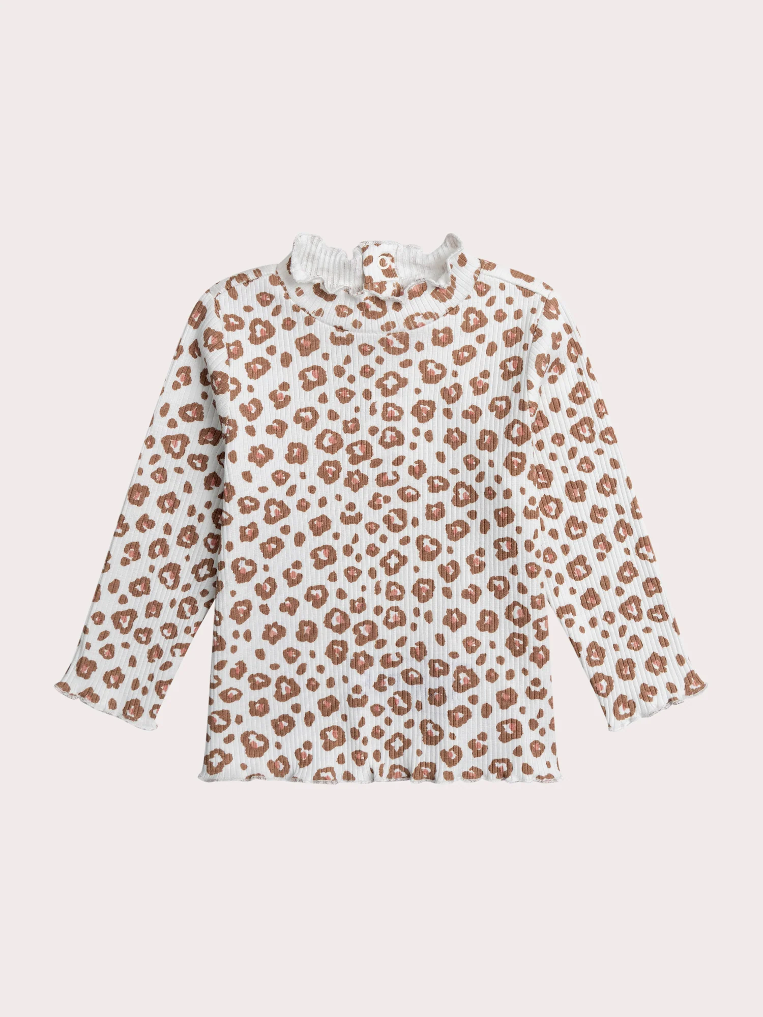 Sous pull léopard pour bébé fille