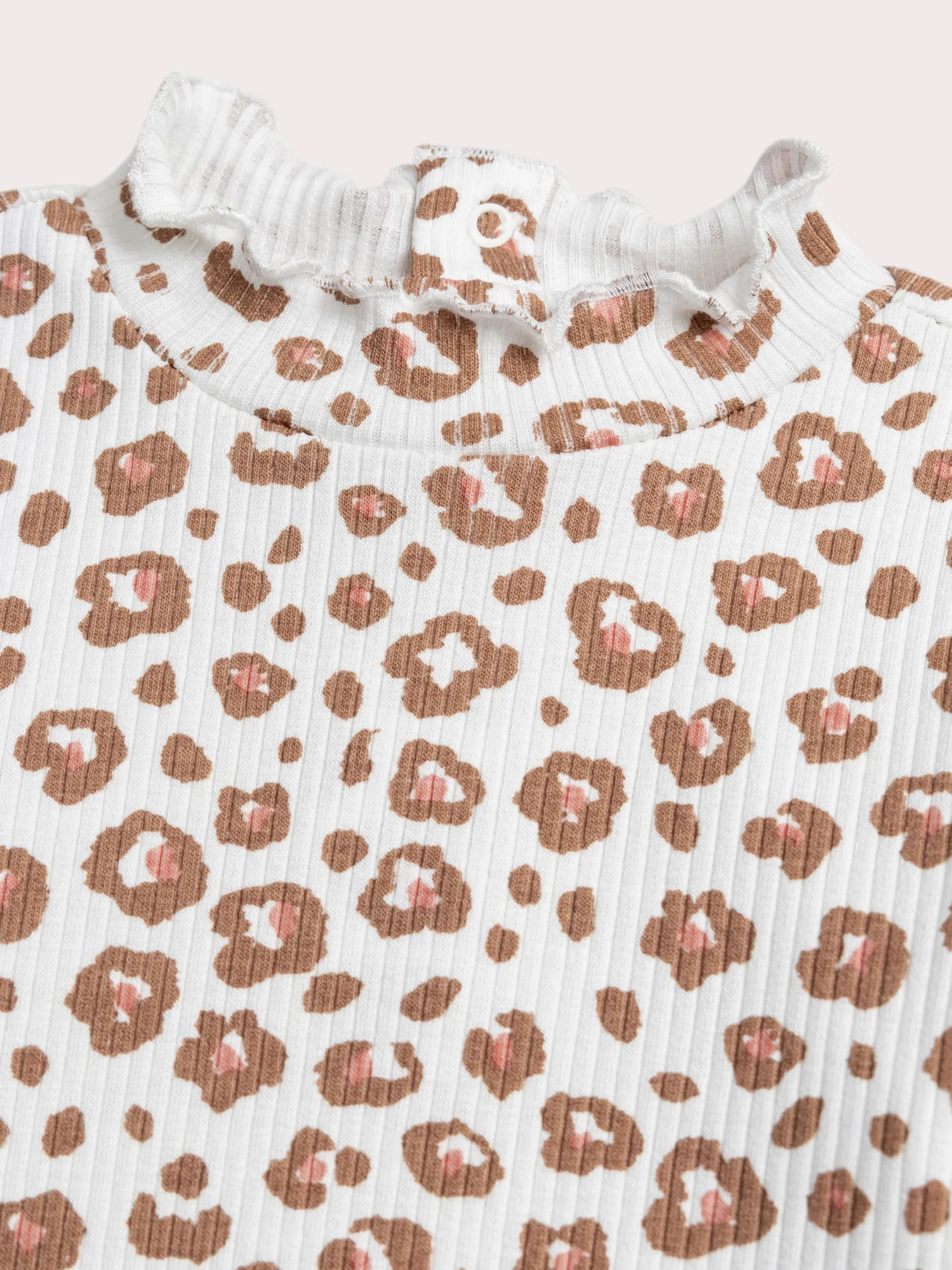 Sous pull léopard pour bébé fille - Image 2
