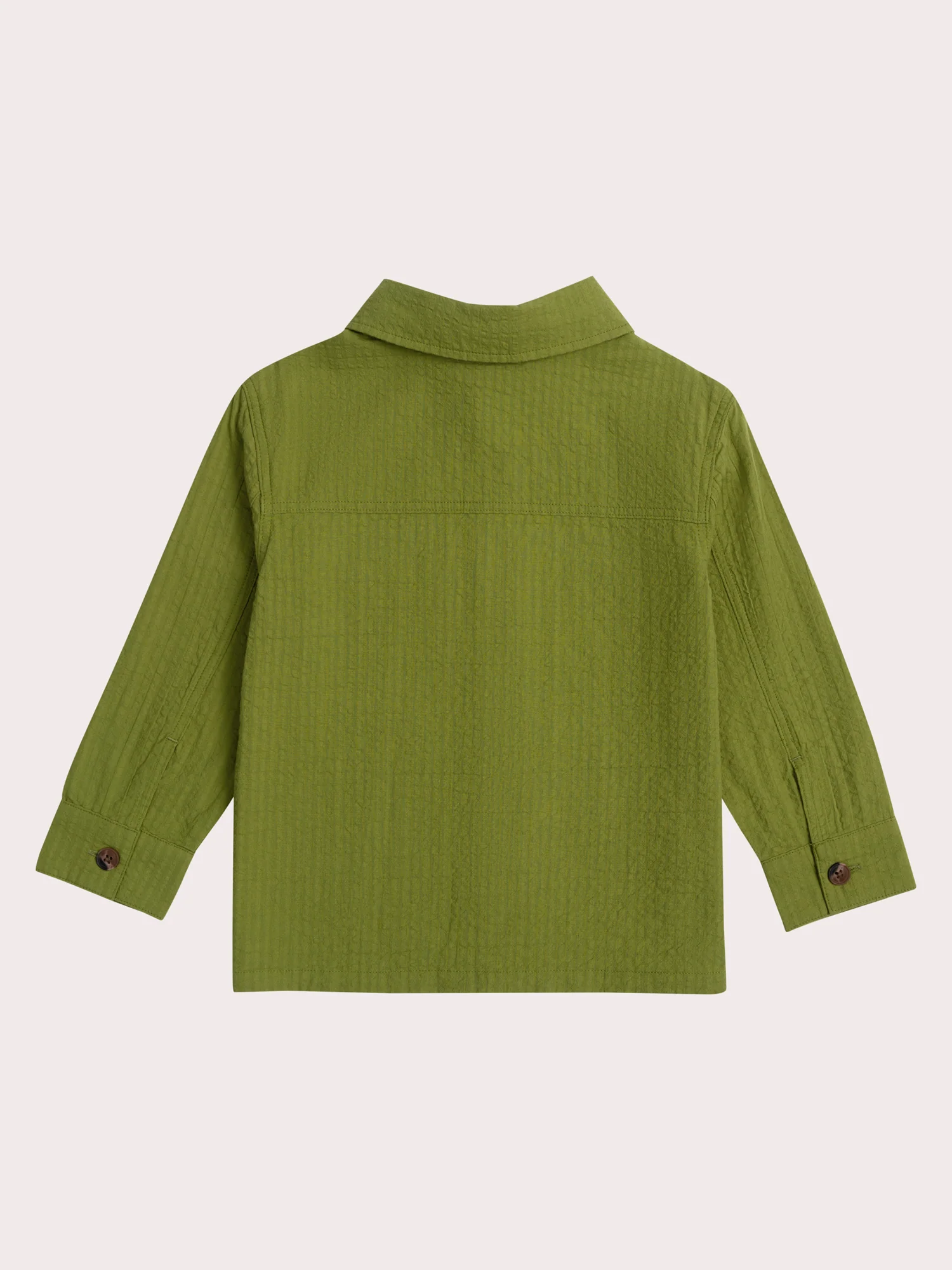 Surchemise gaufrée verte - Image 4
