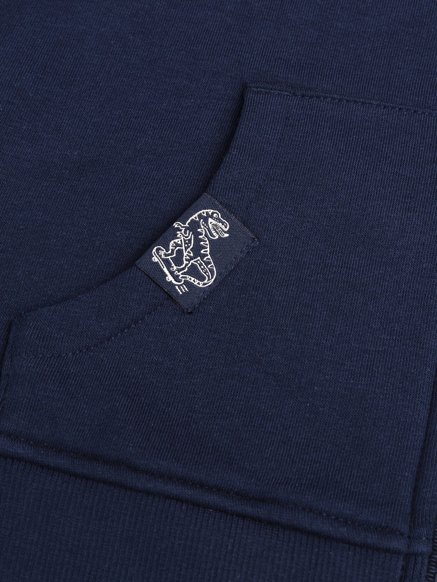 Sweat à capuche bleu foncé basique - Image 2