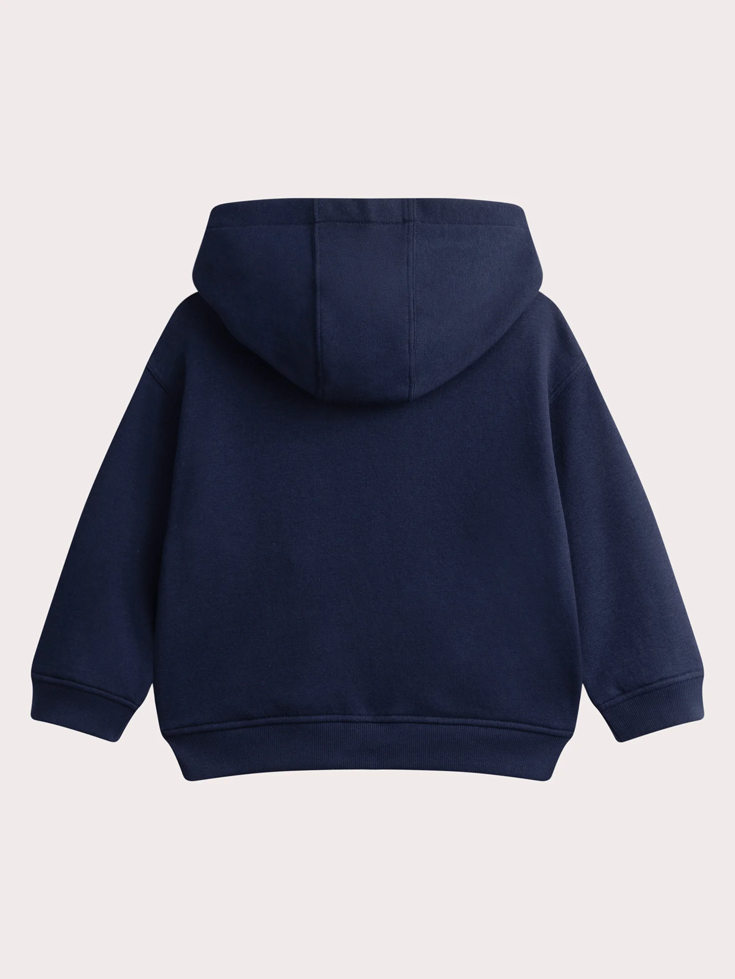 Sweat à capuche bleu foncé basique - Image 4