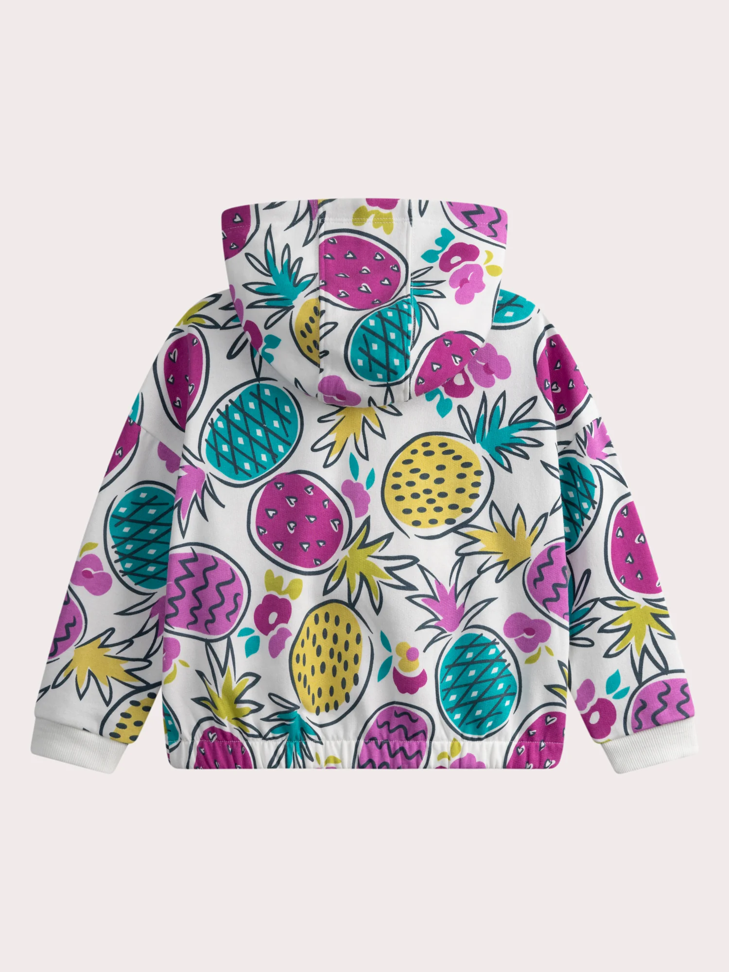 Sweat à capuche imprimé ananas - Image 4