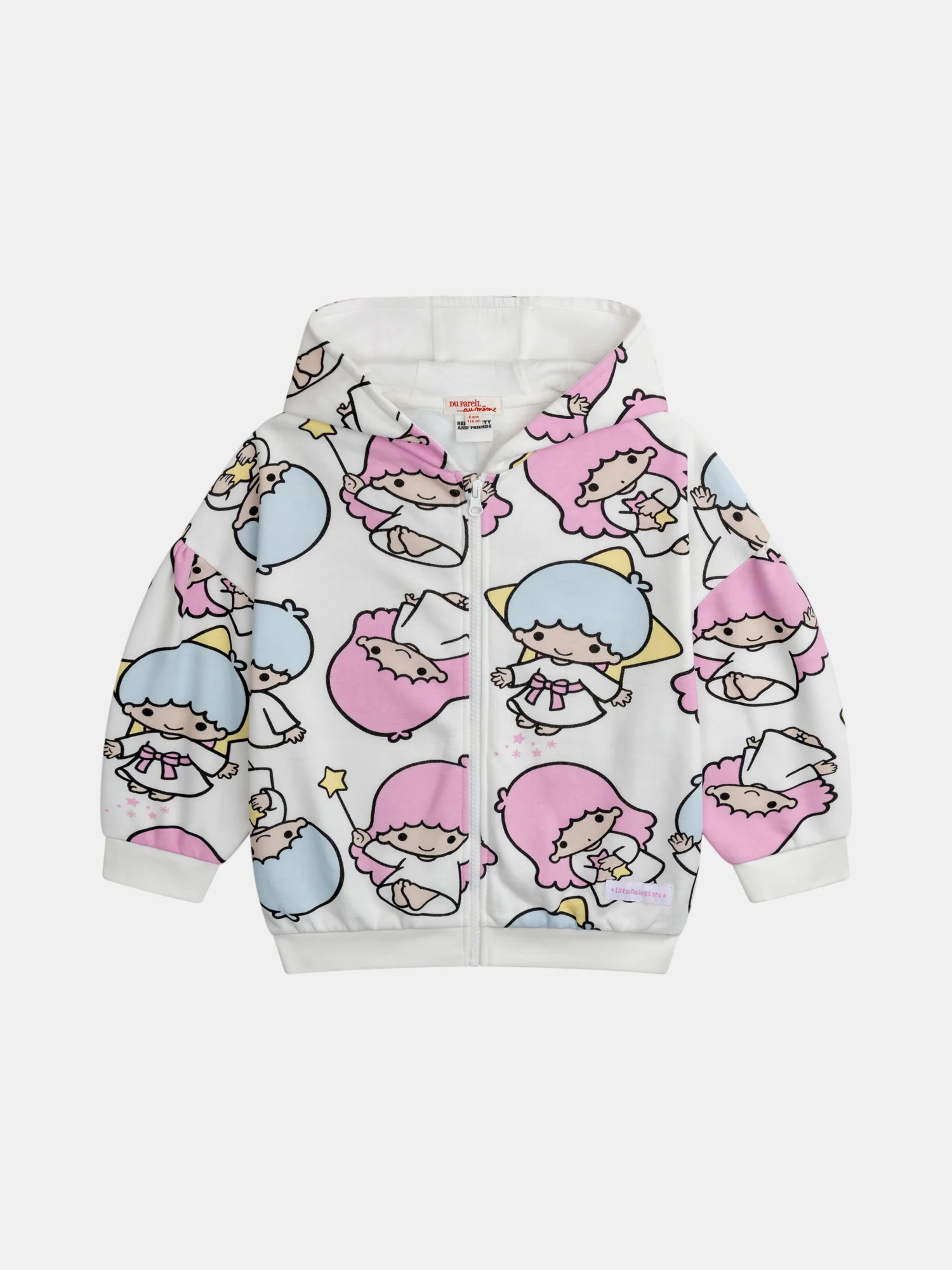 Sweat blanc imprimé Little Twin Stars - Image 5