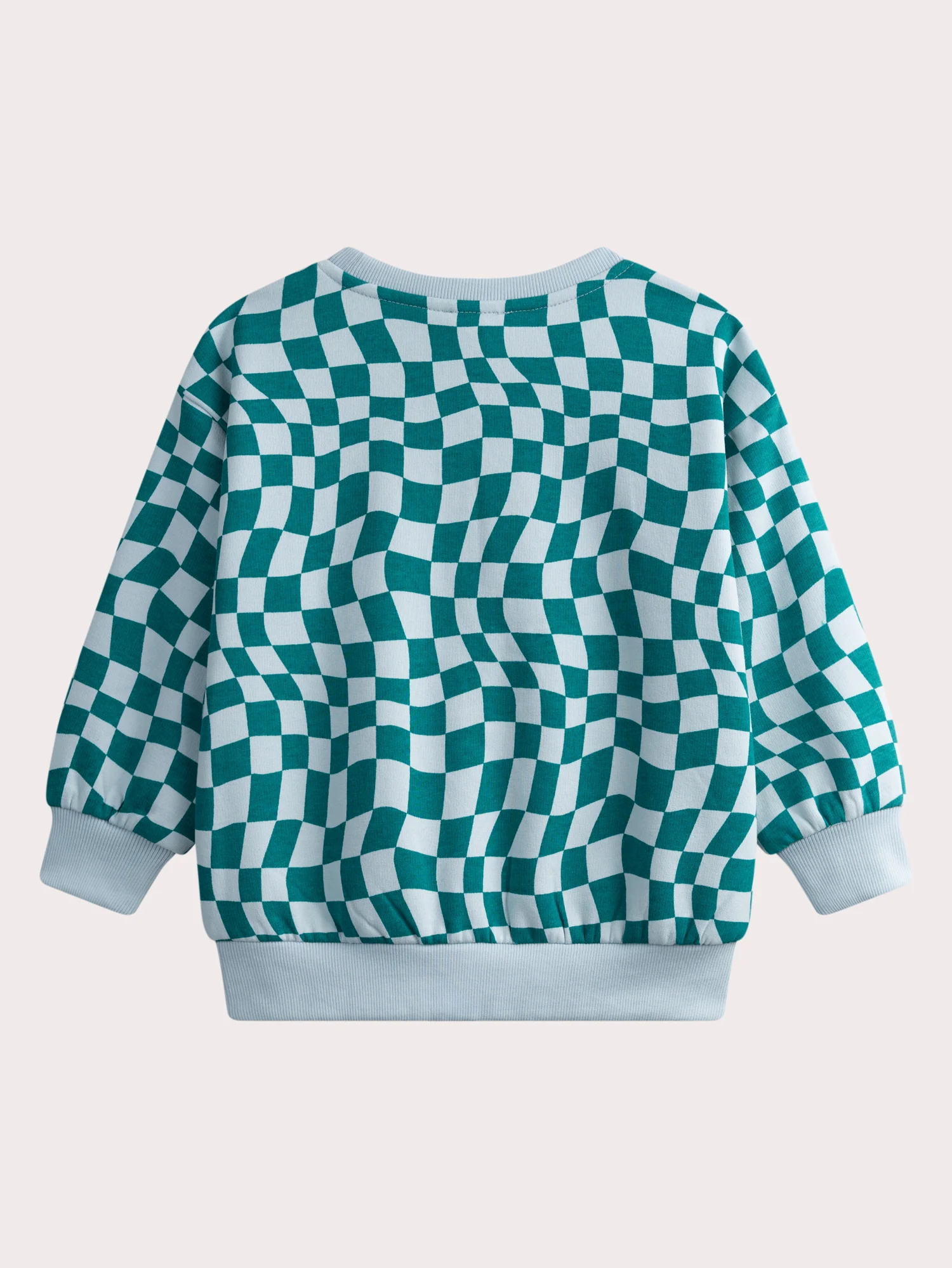 Sweat damier avec patch bouclette - Image 4