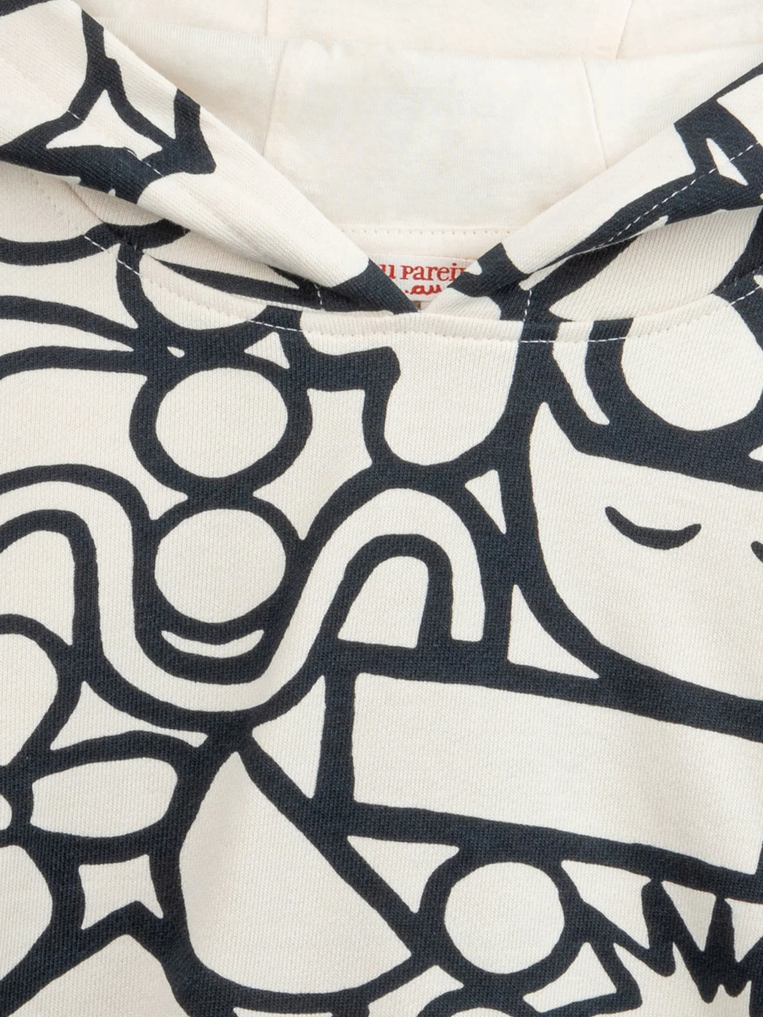 Sweat écru à imprimé graphique pour garçon - Image 5