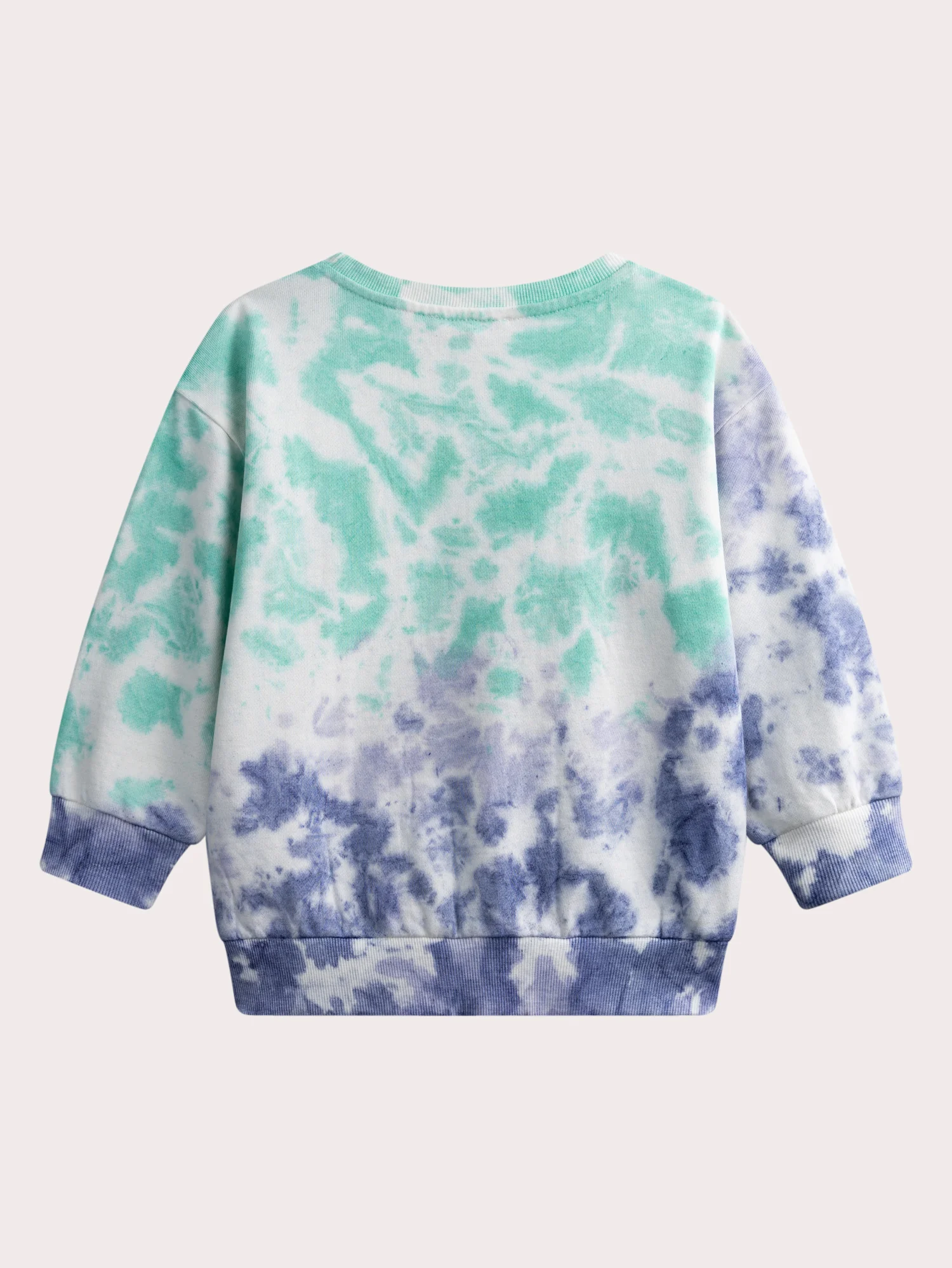 Sweat écru et bleu tie & dye - Image 3