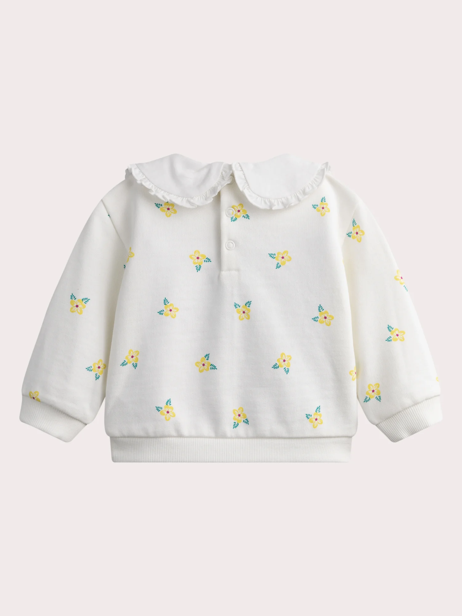 Sweat Shirt écru pour bébé fille - Image 3