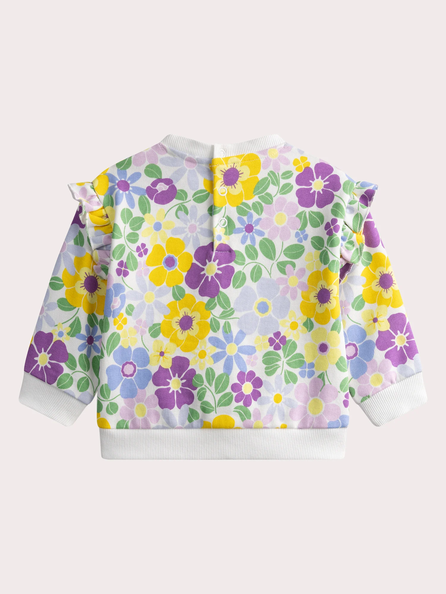 Sweat shirt fleuri pour bébé fille - Image 4