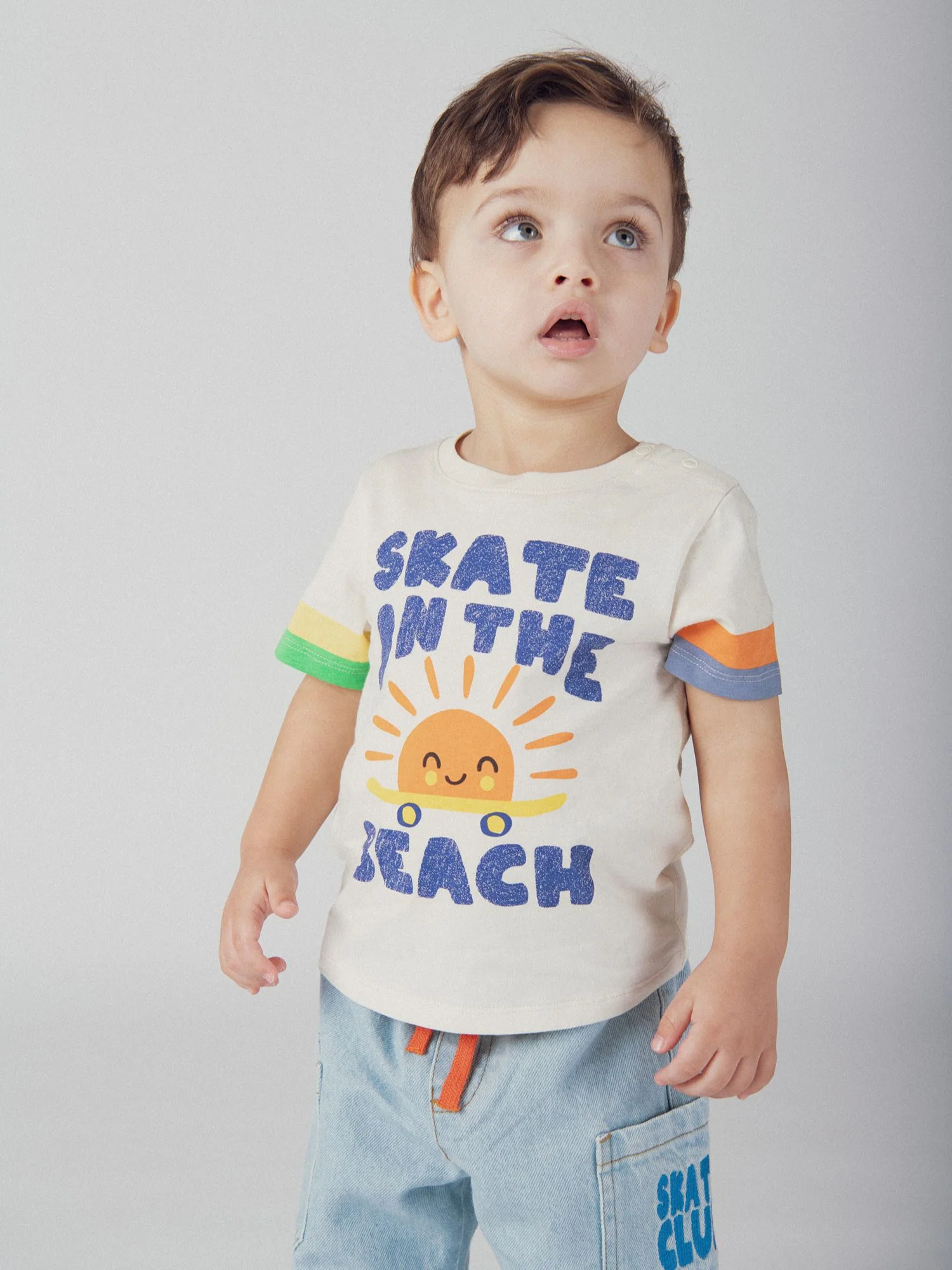 T-shirt à manches courtes "Skate on the Beach" pour bébé garçon - Image 2