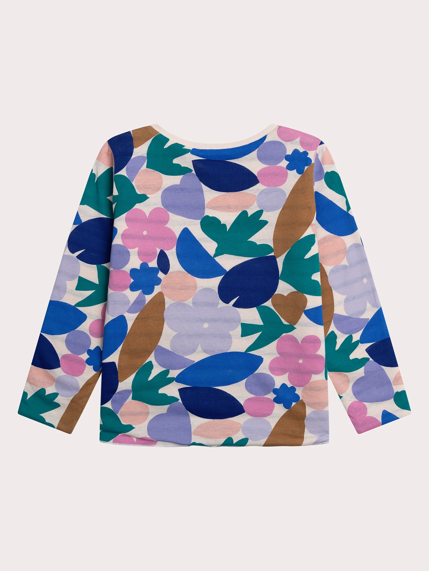 T-shirt beige imprimé floral fille - Image 6