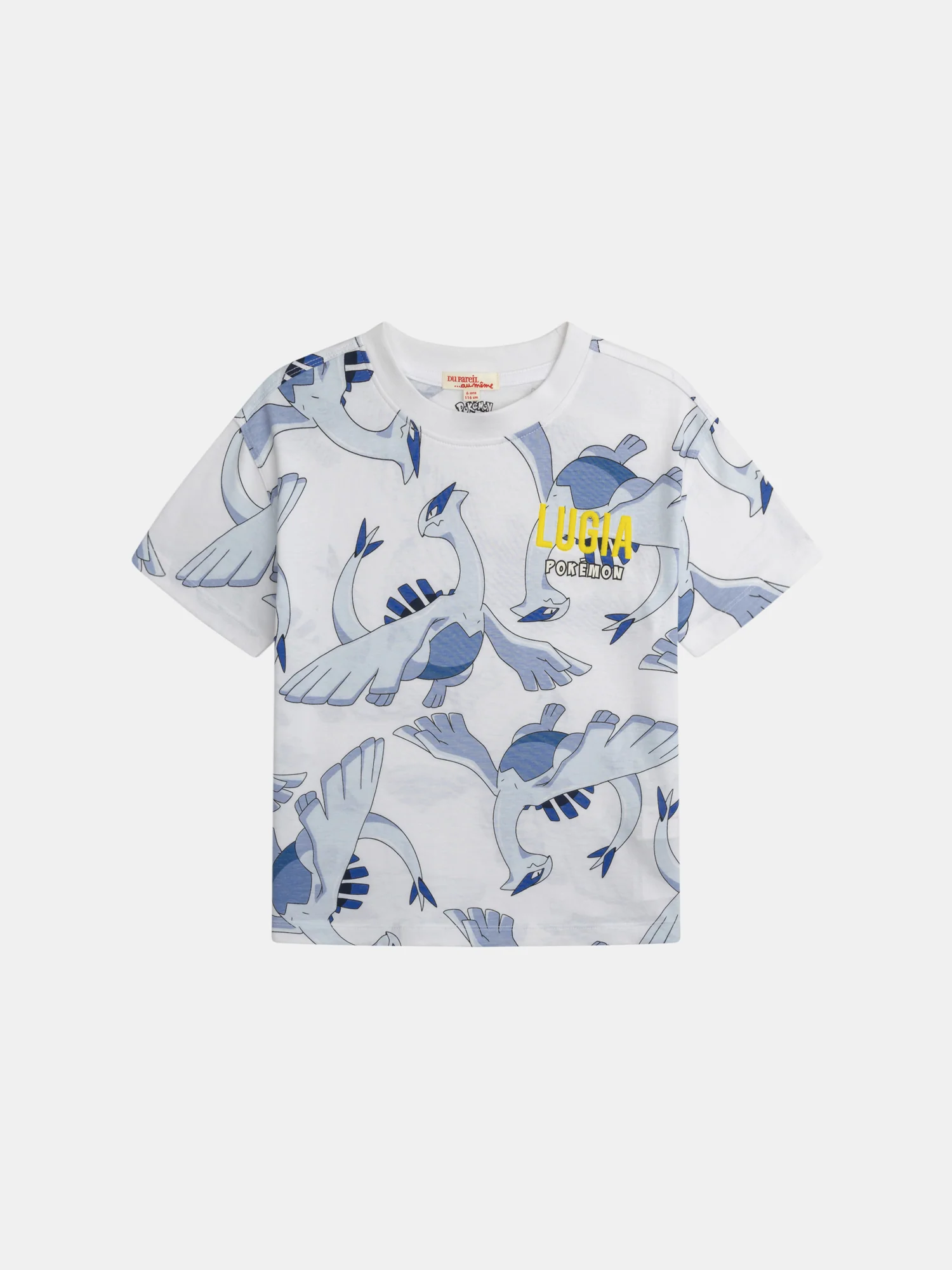 T-shirt blanc imprimé Pokémon Lugia - Image 4