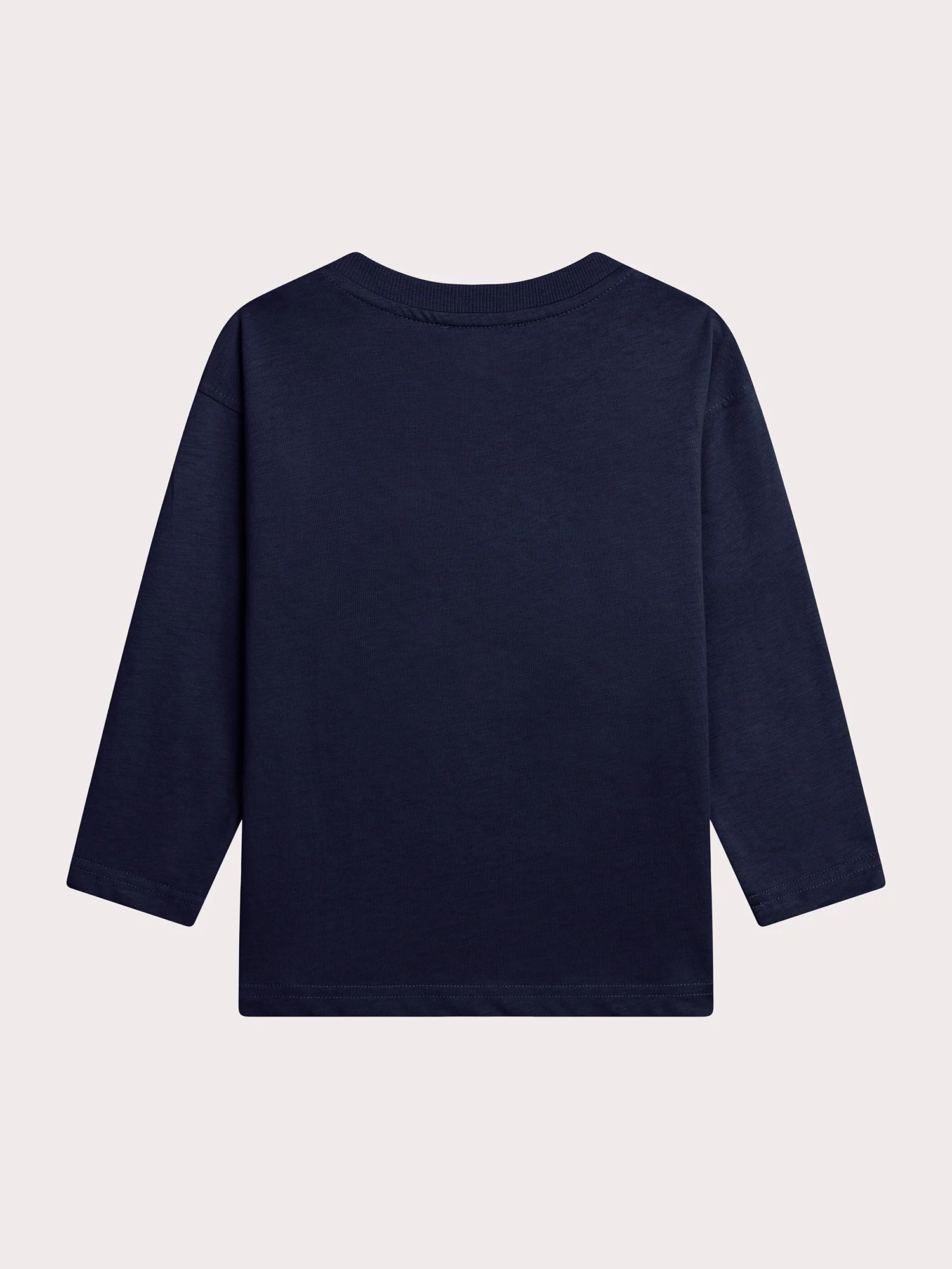 T-shirt bleu manches longues animation ours - Image 3