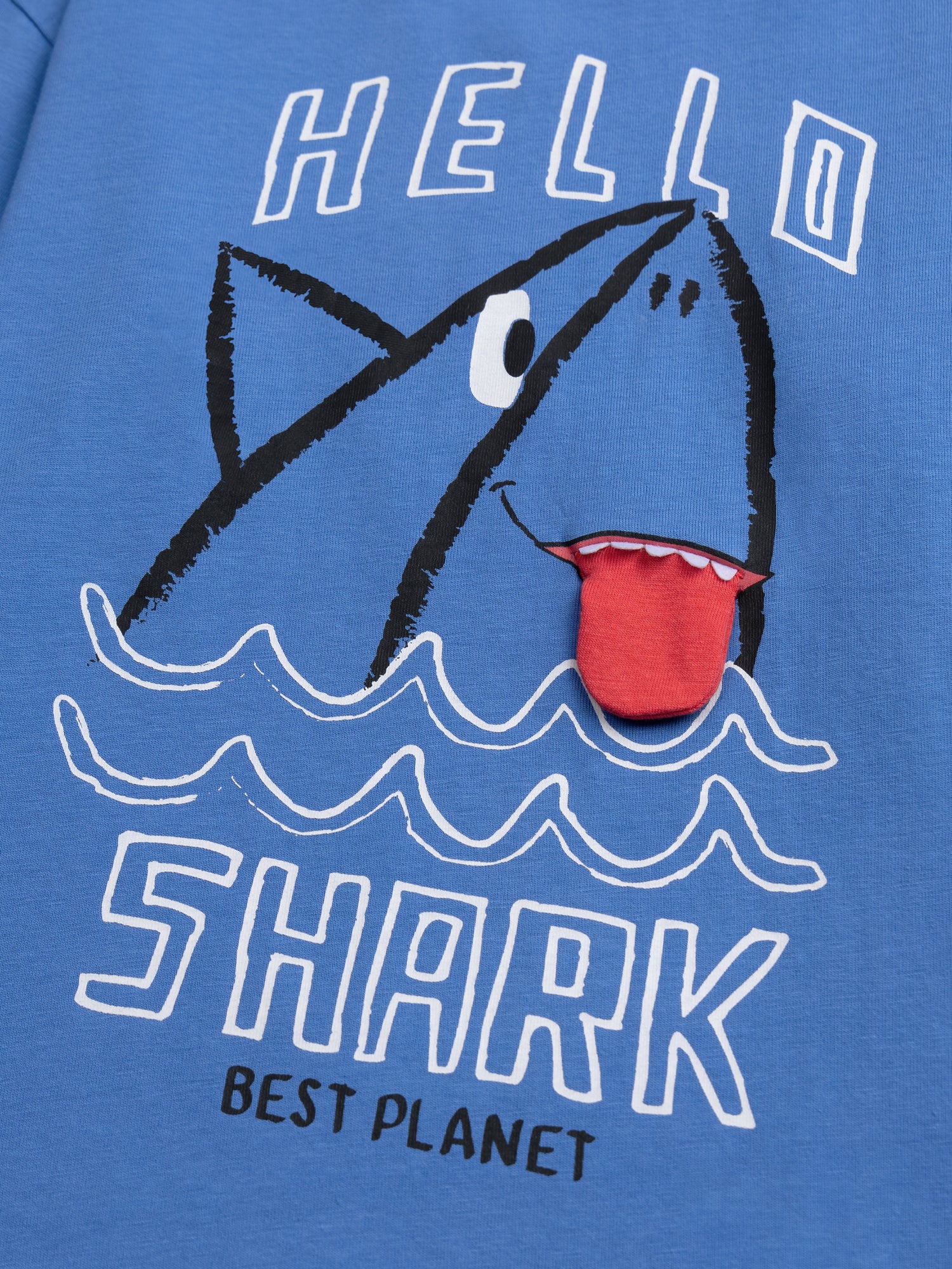 T-shirt bleu manches longues et animation pour garçon - Image 4