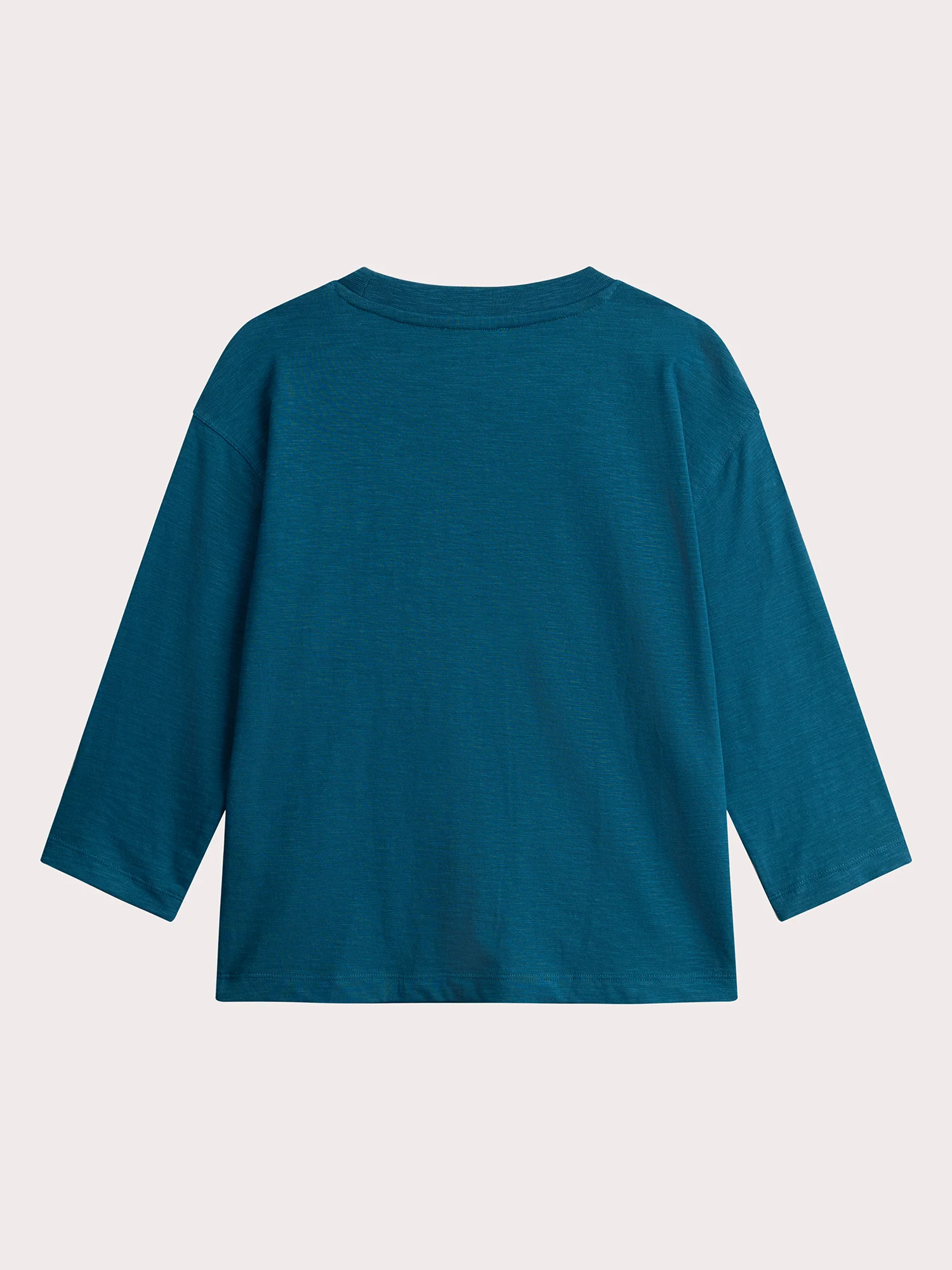 T-shirt bleu turquoise foncé animation dino pour garçon - Image 3