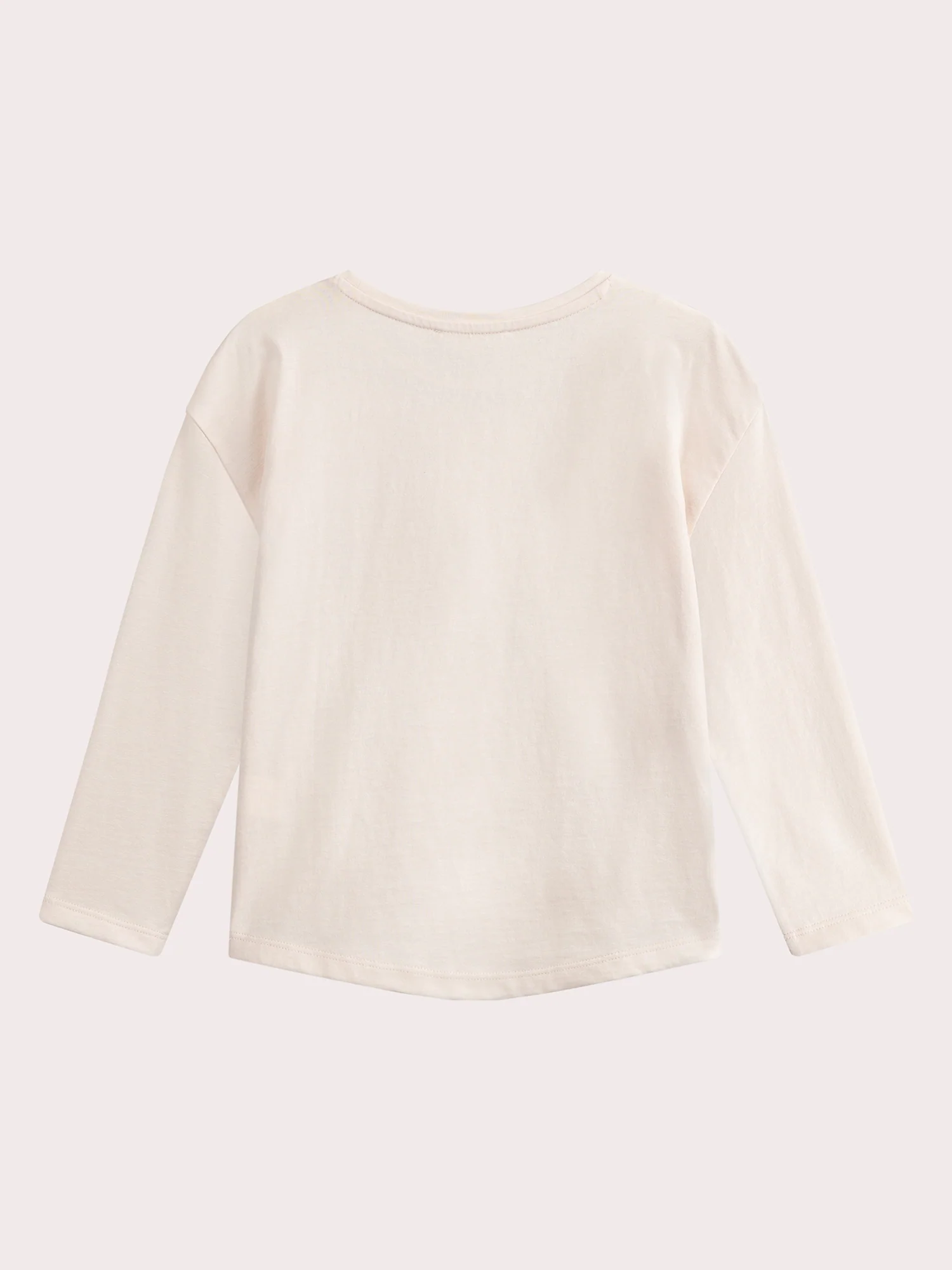 T-shirt écru animation zebre pour fille - Image 3