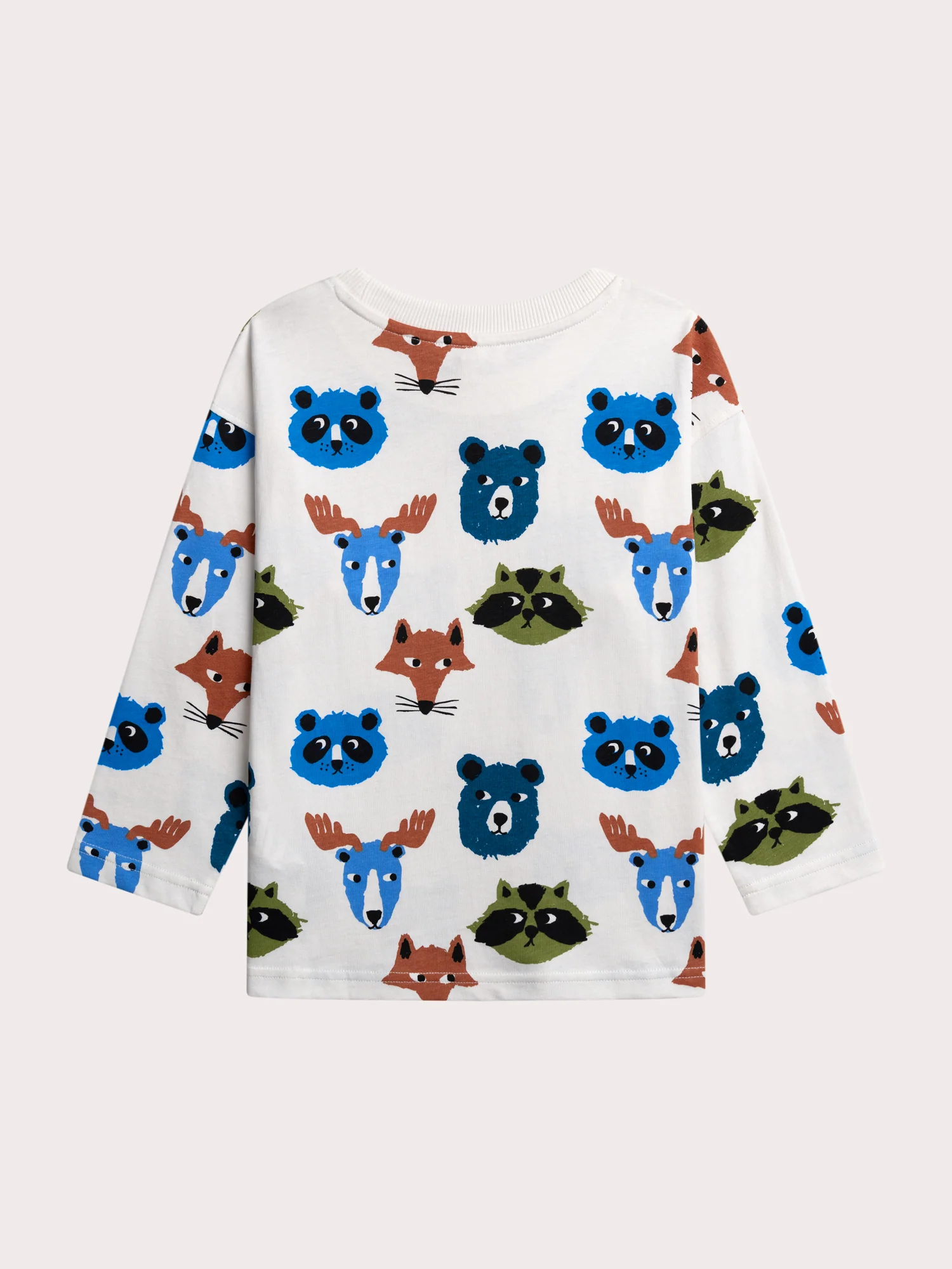 T-shirt écru imprimé animaux de la forêt - Image 4