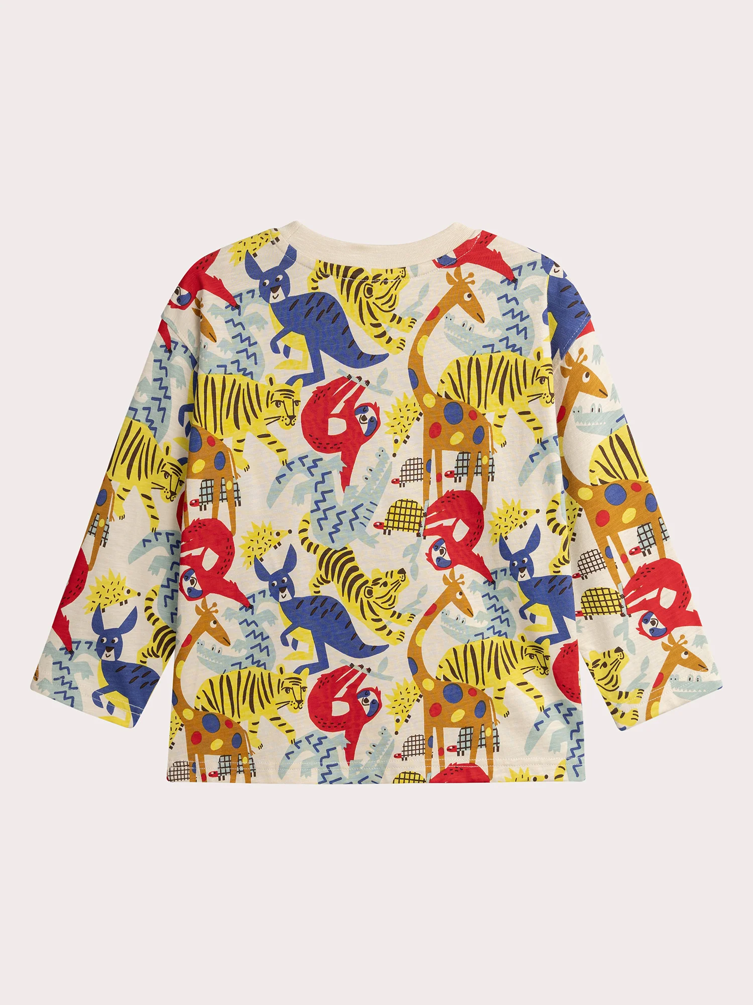 T-shirt écru imprimé jungle pour garçon - Image 3