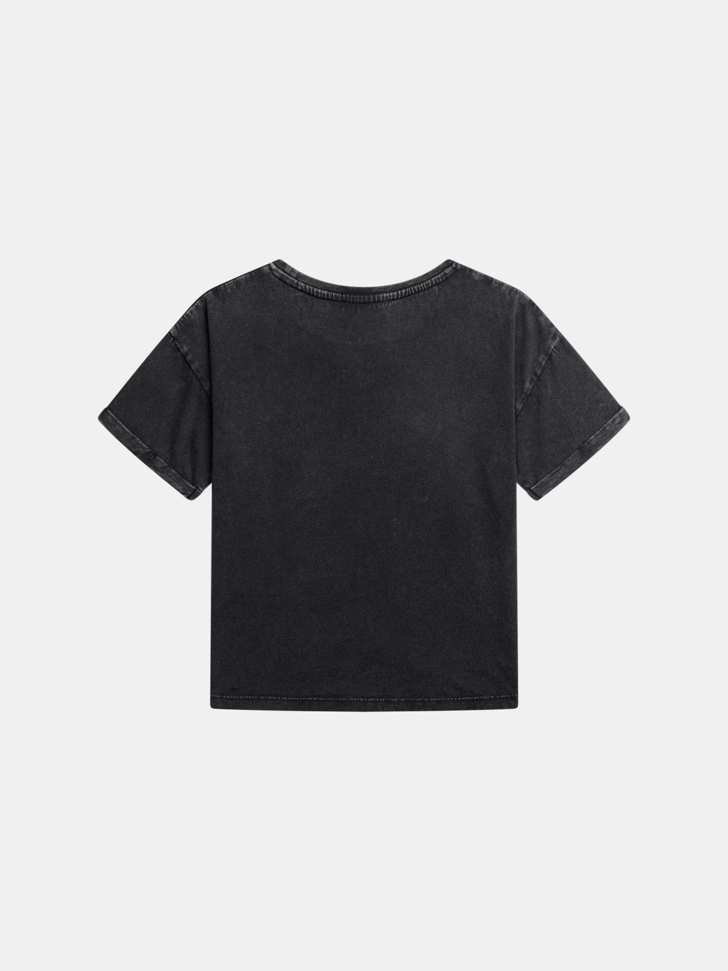 T-shirt gris foncé animation licorne pour fille - Image 4