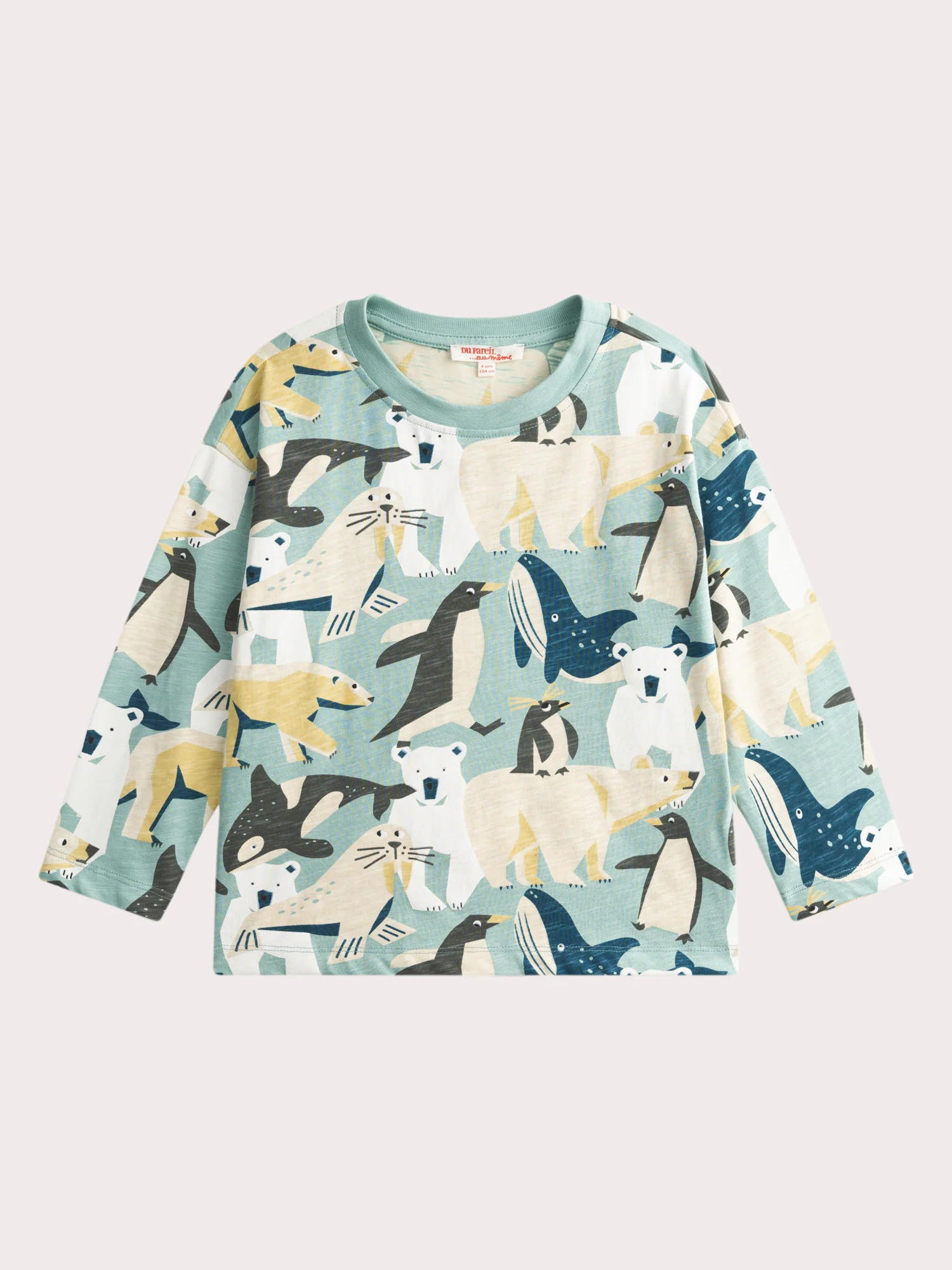 T-shirt imprimé animaux arctiques pour garçon