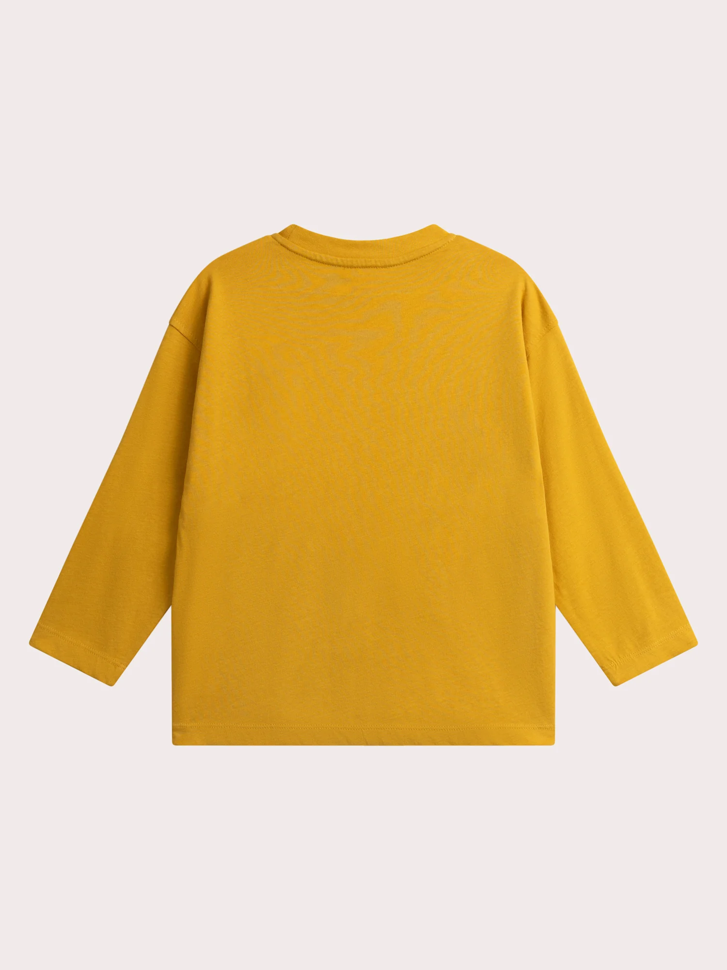 T-shirt jaune animation hibou et castor pour garçon - Image 4