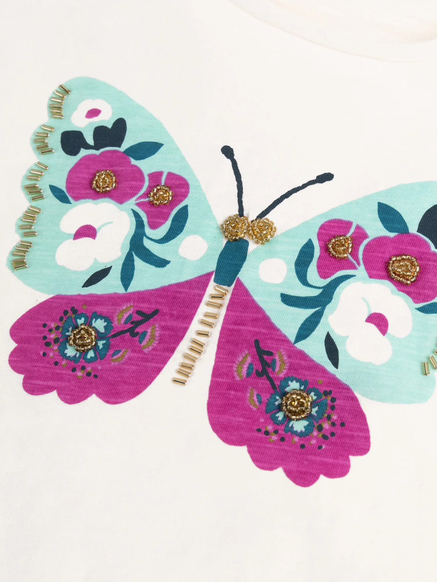 T-shirt manches courtes animation papillon - Image 2