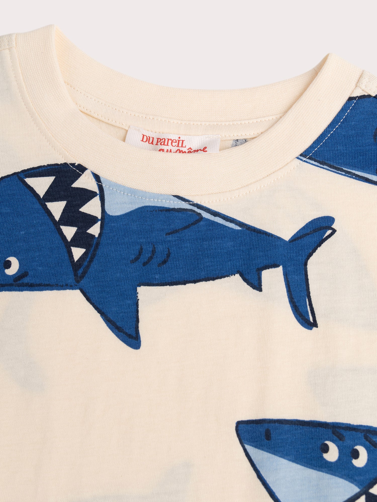 T-shirt manches courtes imprimé requins - Image 2