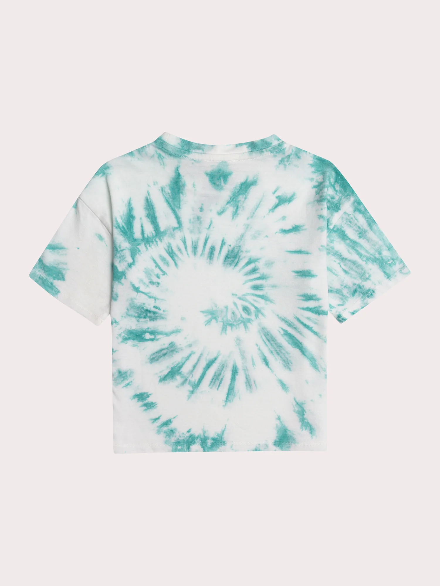 T-shirt manches courtes imprimé tie and dye bleu - Image 3