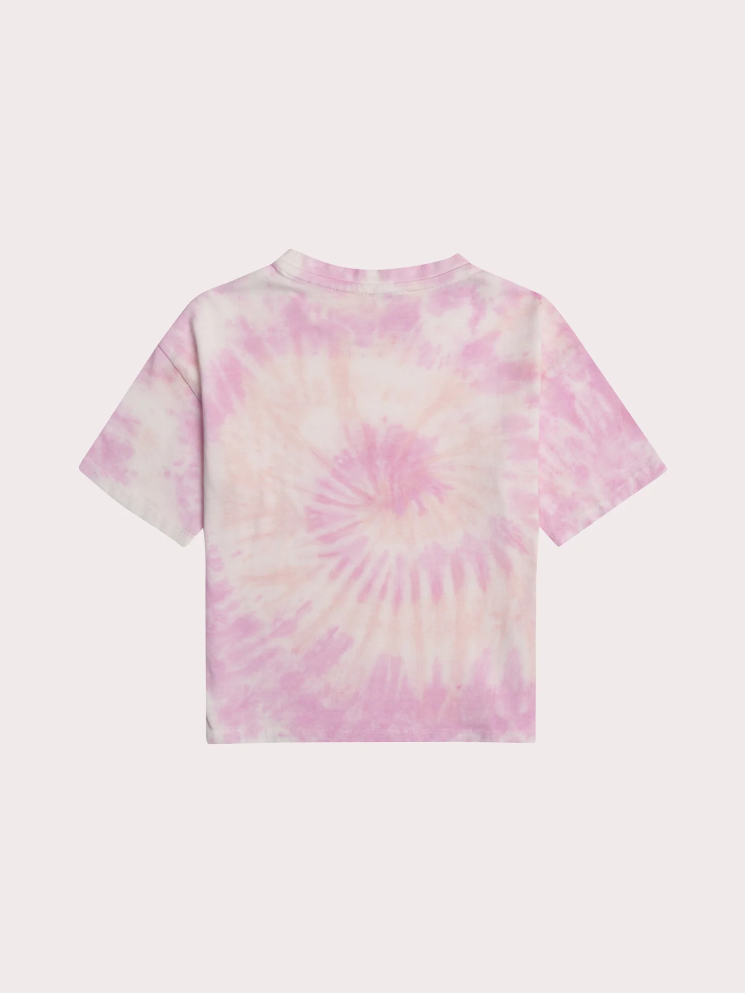 T-shirt manches courtes tie and dye rose - Image 3