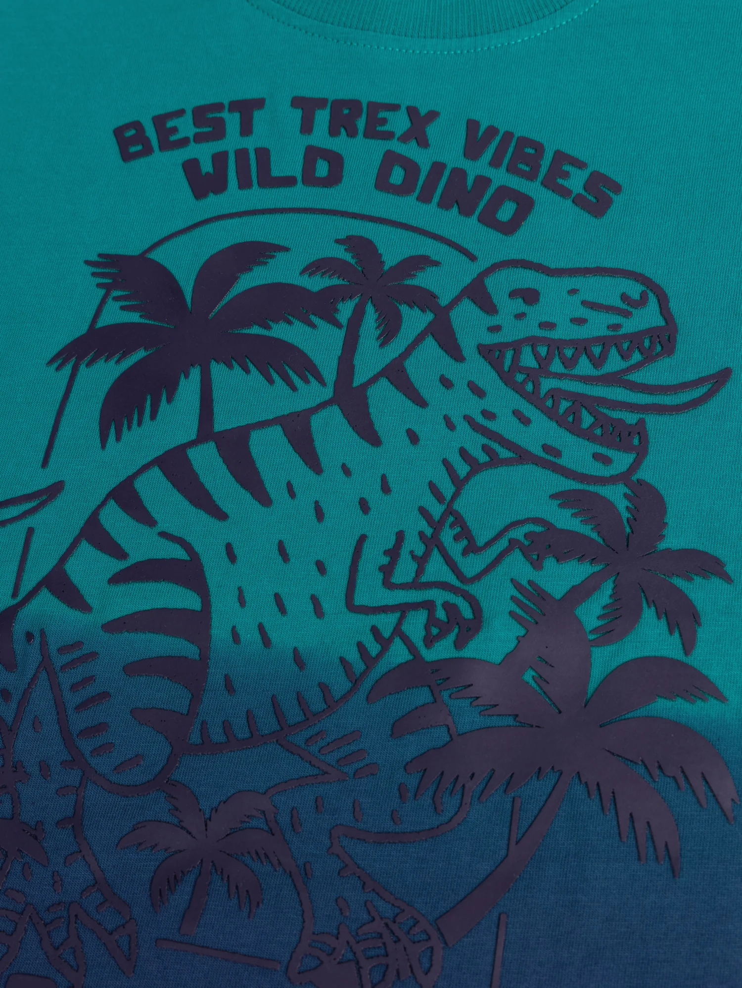T-shirt manches courtes tye & dye animation dinosaure - Image 2