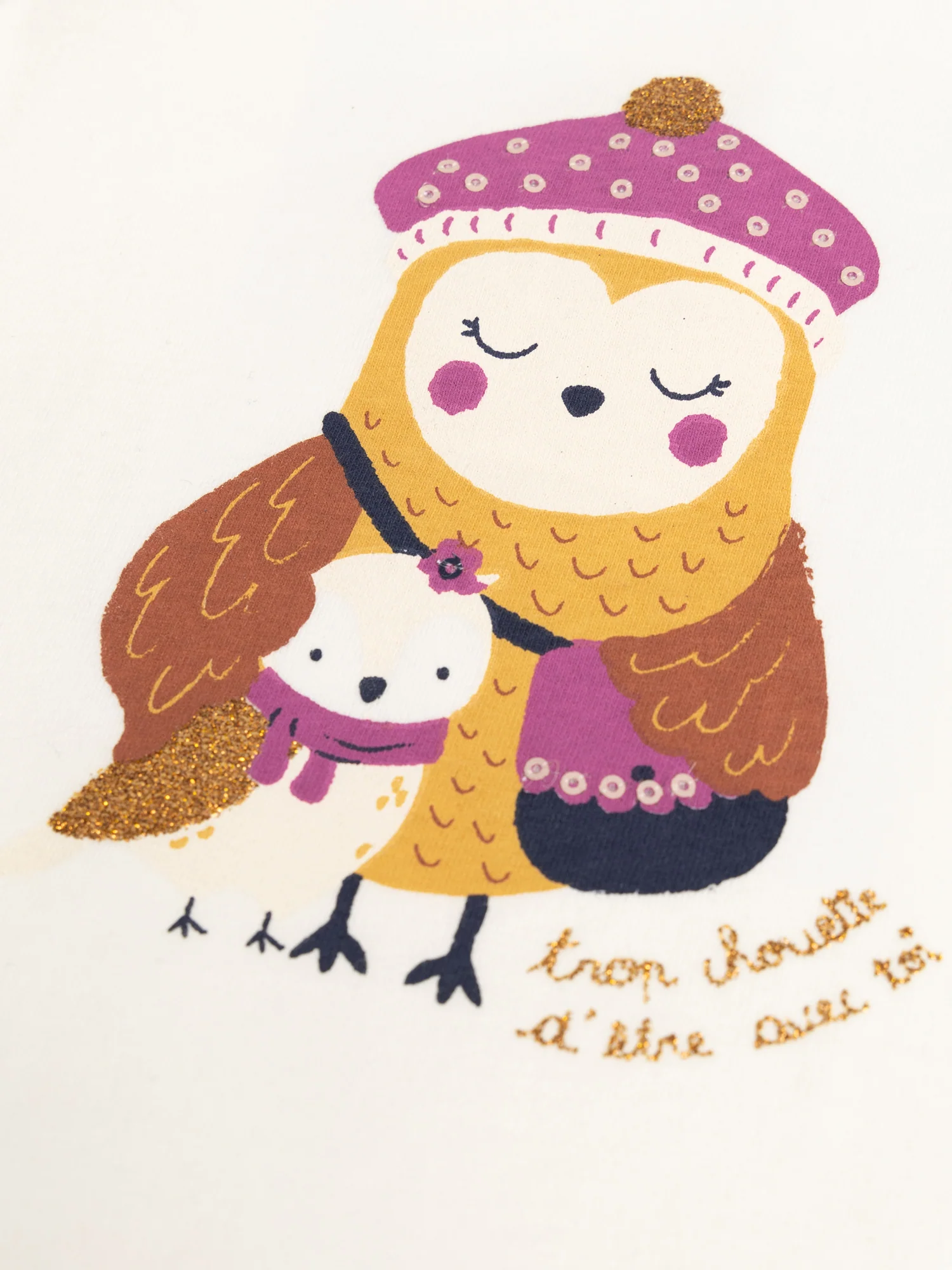T-shirt manches longues à animation hibou - Image 2