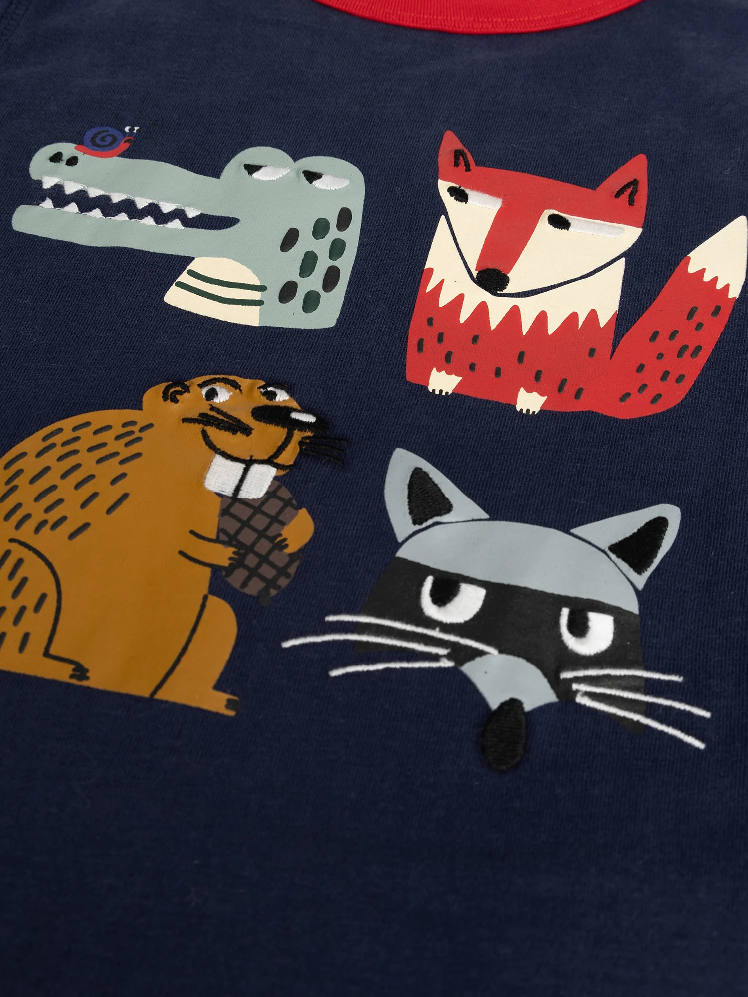 T-shirt marine animation portrait animal pour garçon - Image 3