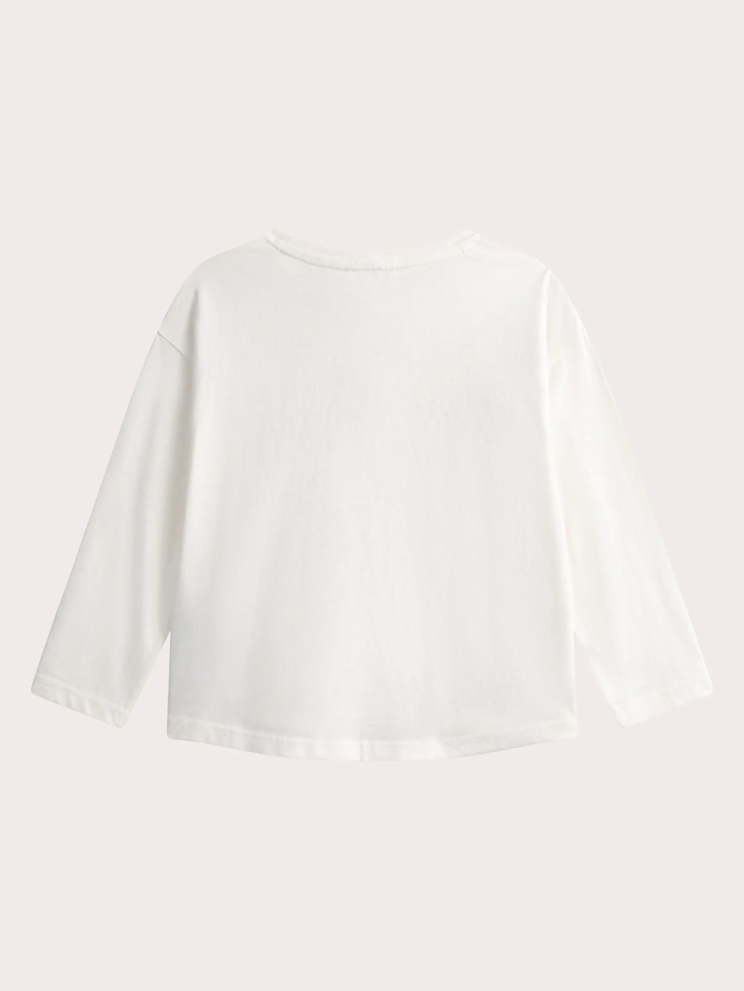 T-shirt nude manches longues animation florale - Image 3
